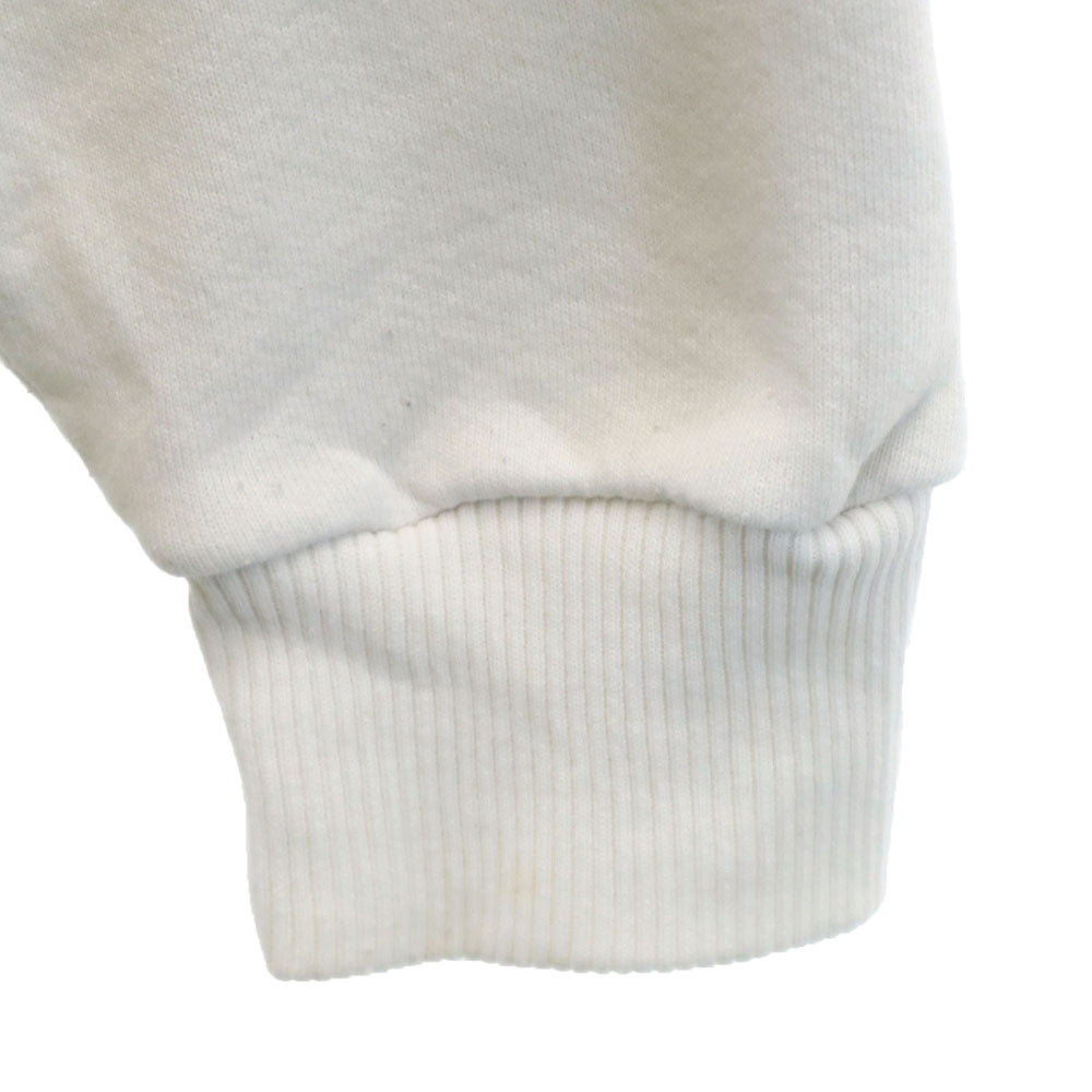 Disney ディズニー 90s オールド USA製 両面プリント 長袖 トレーナー S ホワイト 裏起毛 メンズ