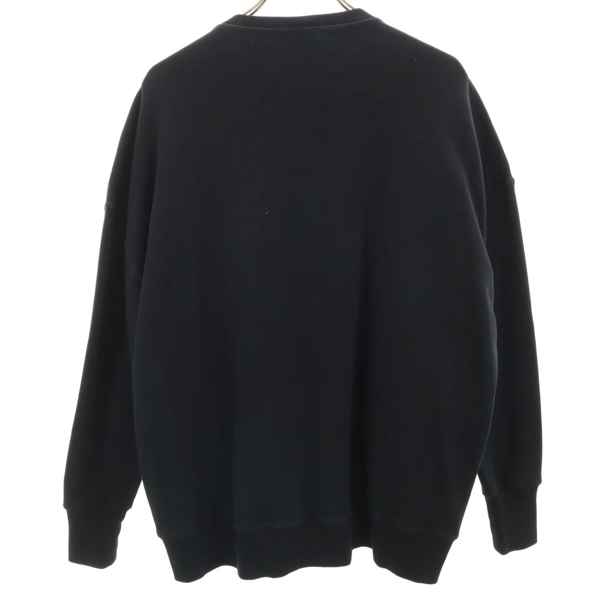 Alexander McQueen アレキサンダーマックイーン イタリア製 長袖 スウェット トレーナー 40 ブラック 裏起毛 レディース