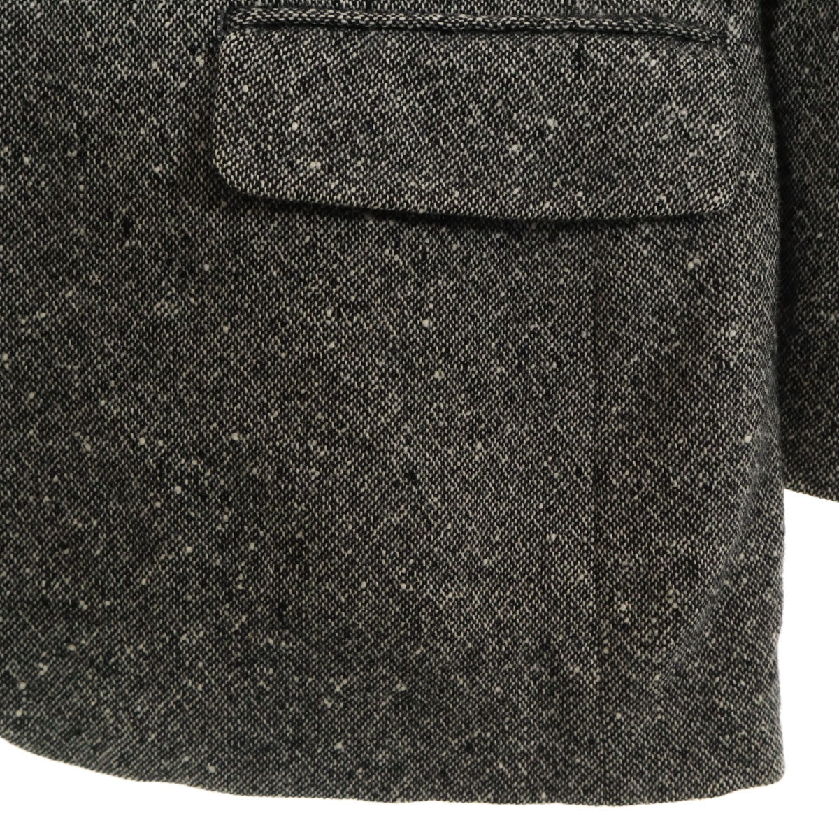 Burberrys バーバリーズ 90s 日本製 オールド ツイード テーラードジャケット AB5 ブラック系 三陽商会 メンズ