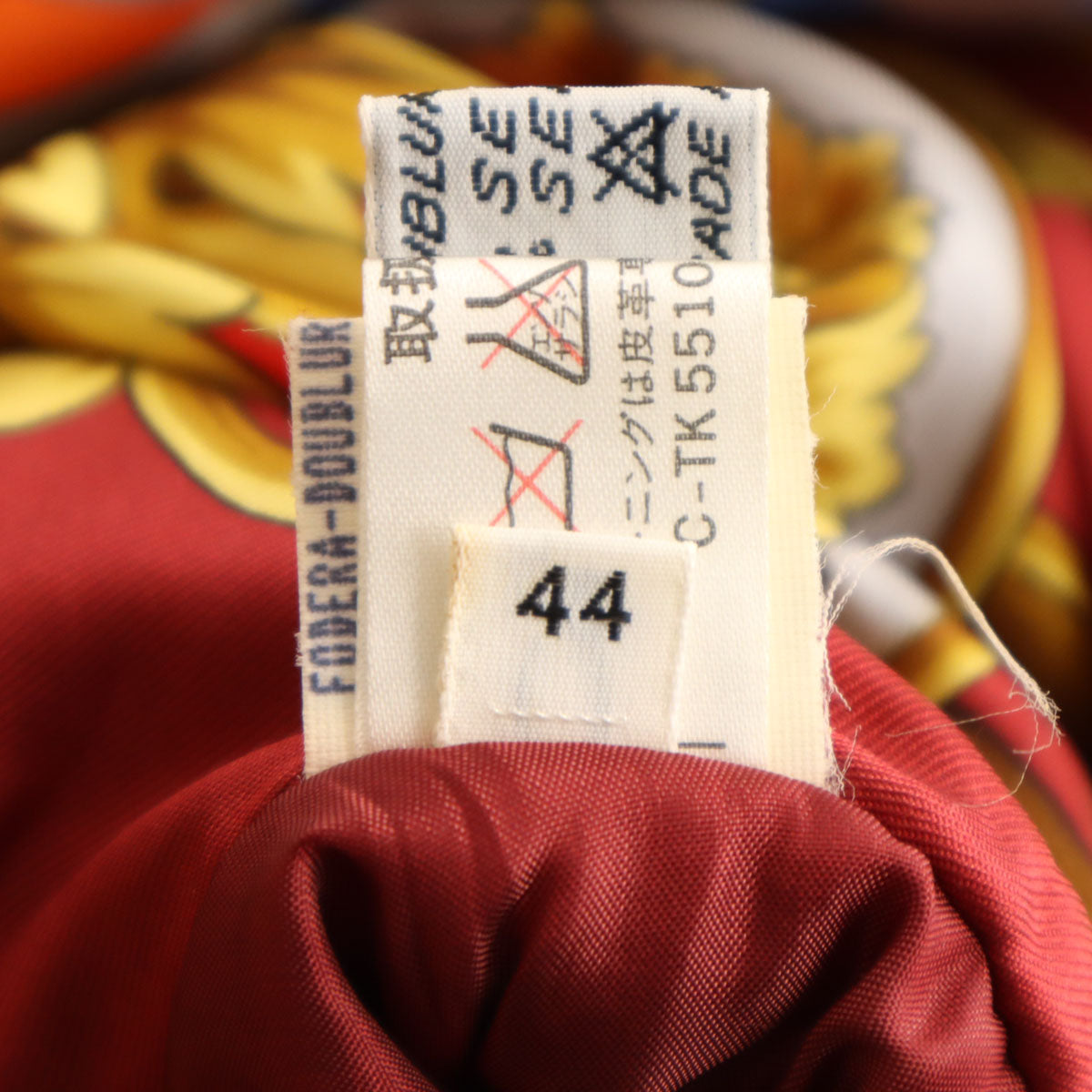 Herno ヘルノ イタリア製 レザーコート 44 レッド系 レディース