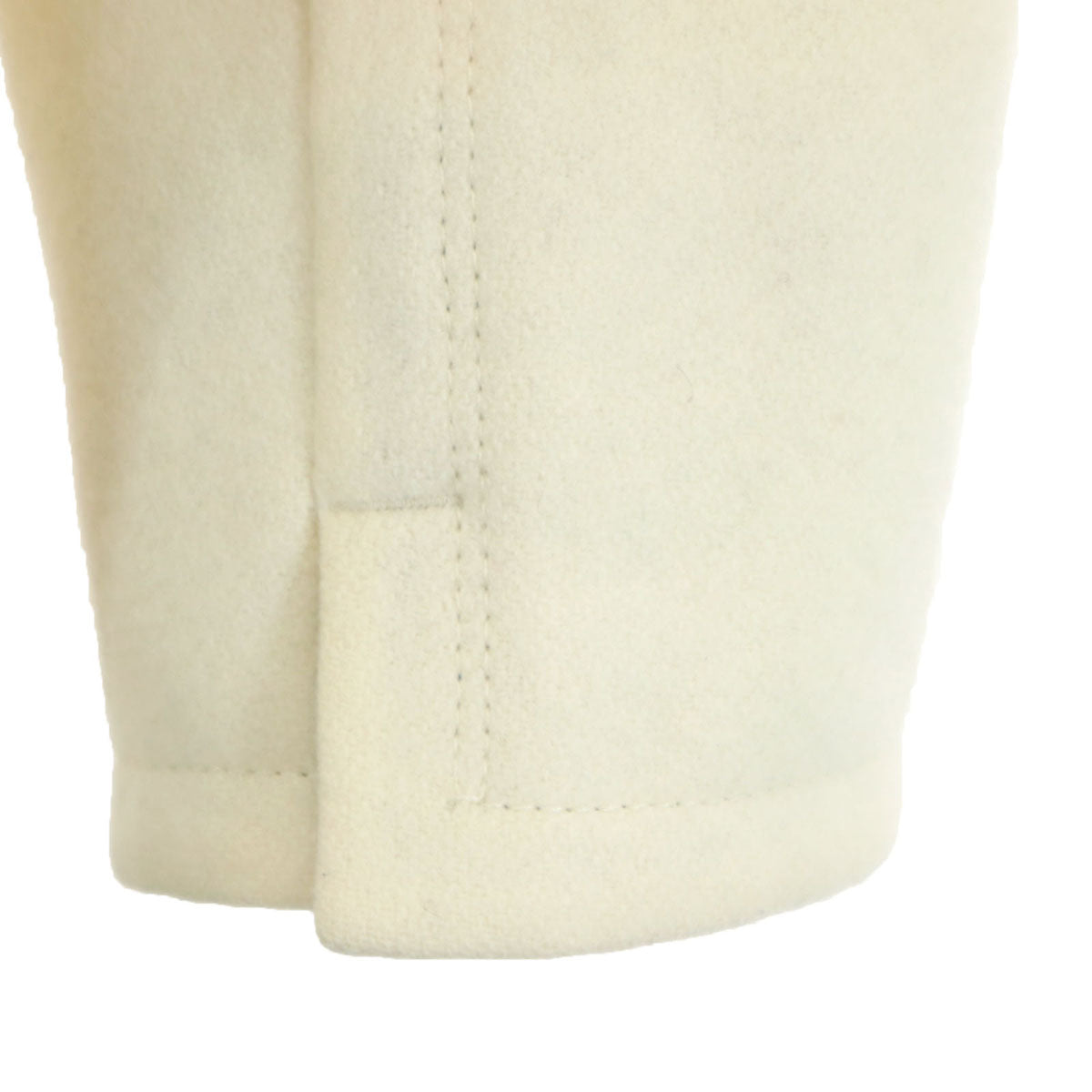 BURBERRY BLUE LABEL バーバリーブルーレーベル ウールブレンド ダブル ロング コート 36 クリーム 三陽商会 レディース