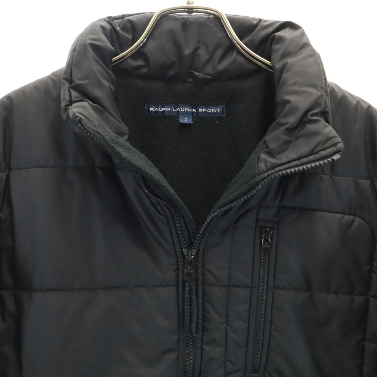 RALPH LAUREN SPORT ラルフローレンスポーツ 日本製 中綿ジャケット 7 ブラック レディース
