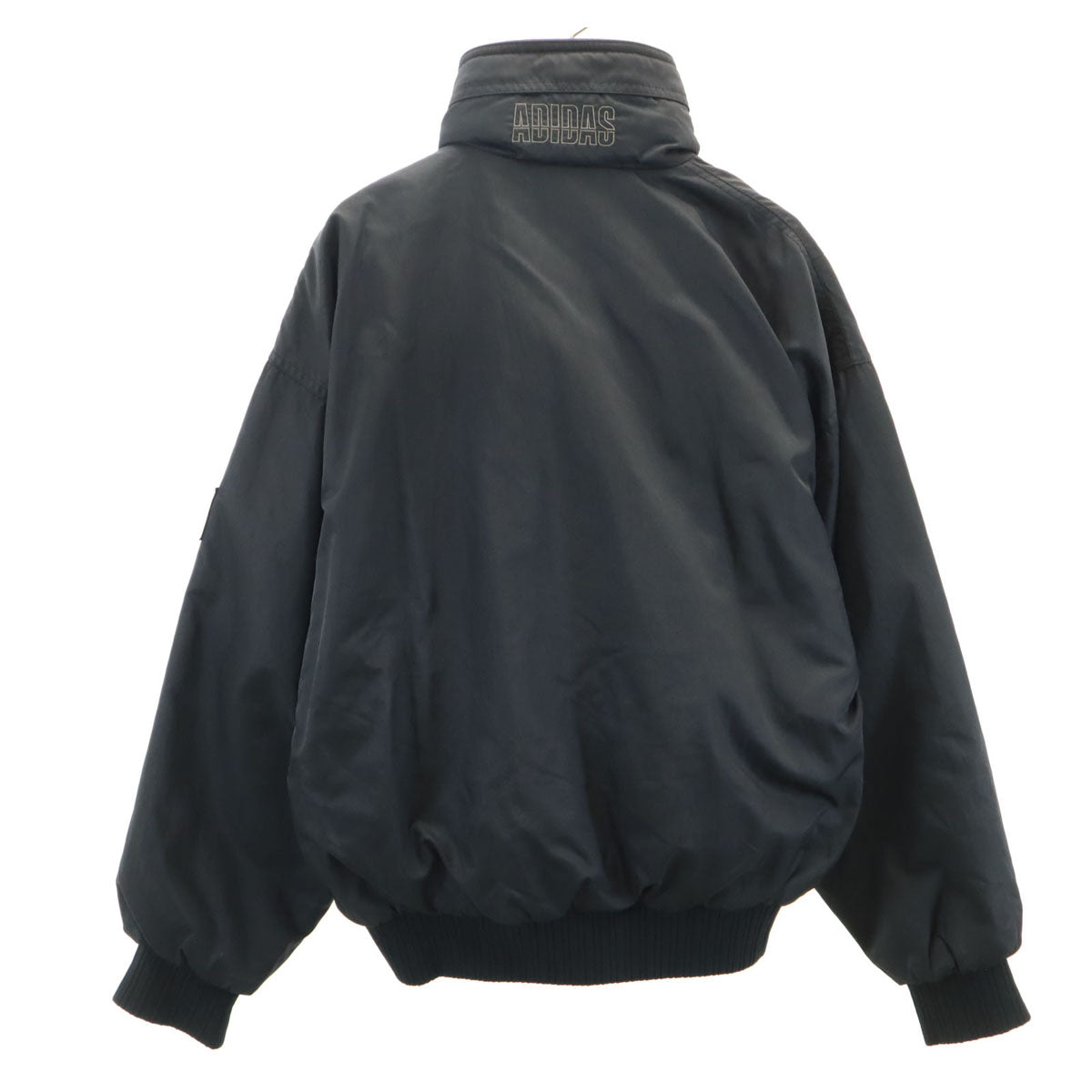 adidas アディダス 80s ヴィンテージ トレフォイル ナイロンジャケット L ブラック デサント社製 メンズ