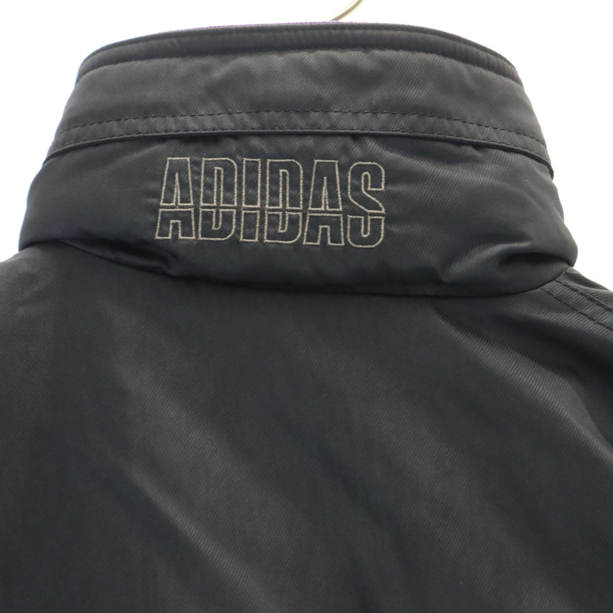 adidas アディダス 80s ヴィンテージ トレフォイル ナイロンジャケット L ブラック デサント社製 メンズ