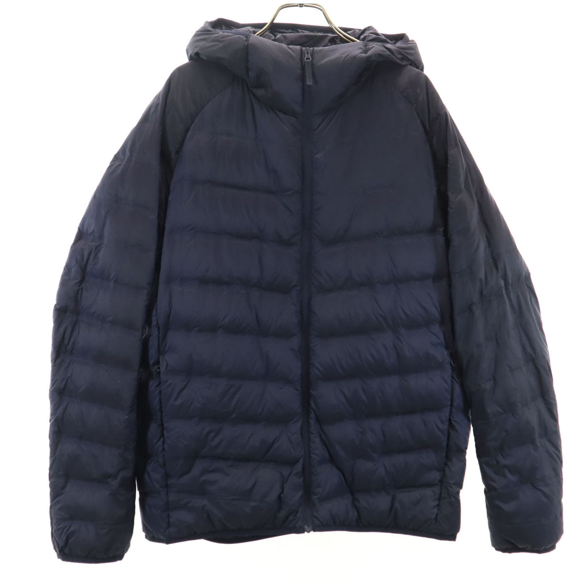 UNIQLO ユニクロ ウルトラライト シームレス ダウンパーカー XL ネイビー メンズ