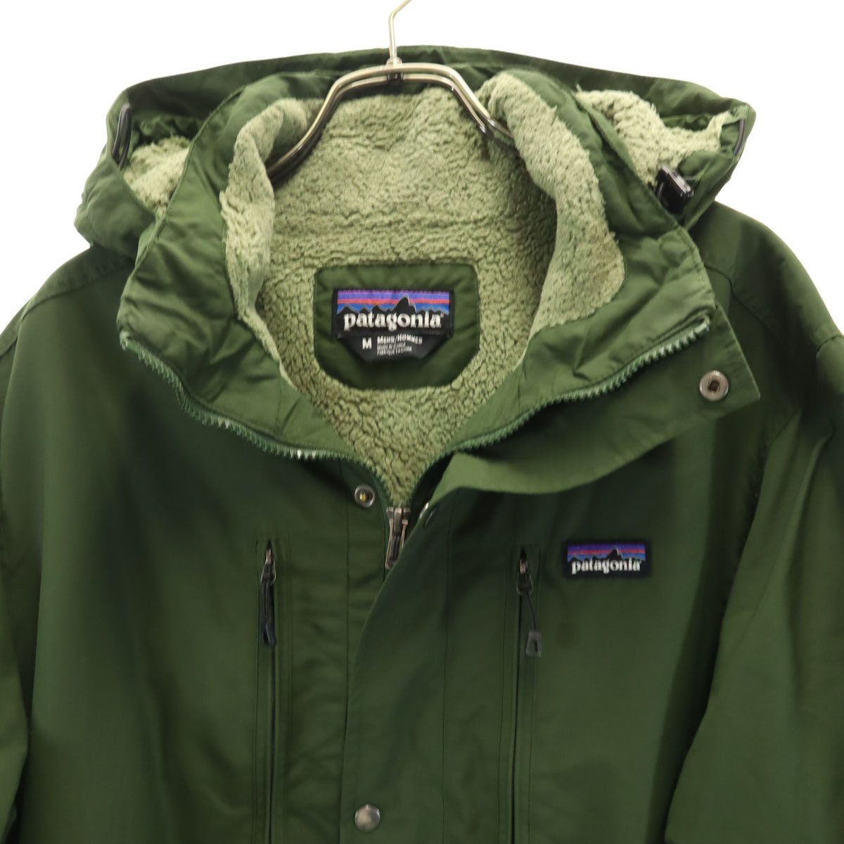 patagonia パタゴニア イスマス マウンテンパーカー M カーキ 27020FA13 アウトドア 裏ボア メンズ