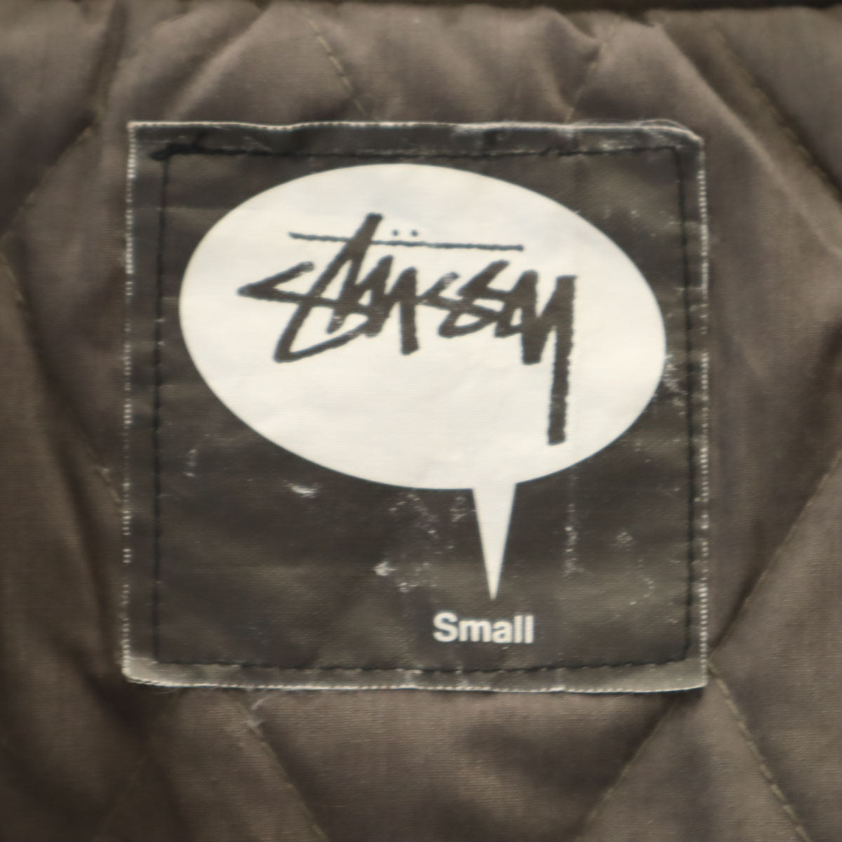 STUSSY ステューシー 中綿ジャケット S ブラウン メンズ