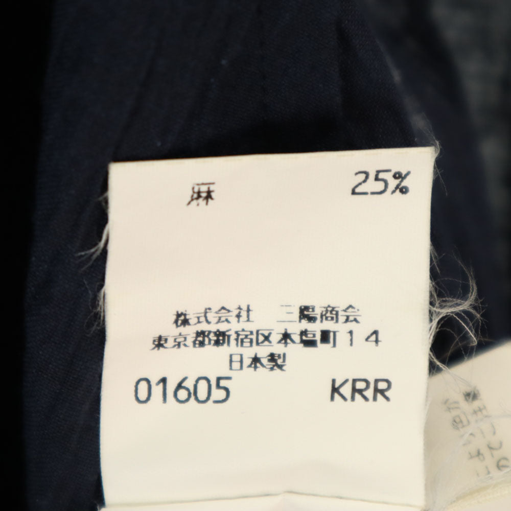 Burberrys バーバリーズ 90s オールド 日本製 ステンカラーコート LA ネイビー メンズ