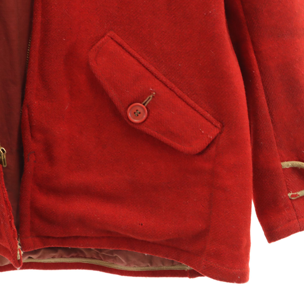 L.L.Bean エルエルビーン 50s 筆記体タグ ヴィンテージ ハンティングジャケット レッド アウトドア メンズ