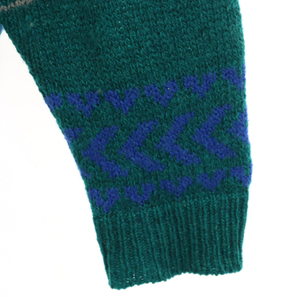 PENDLETON ペンドルトン 70s USA製 ヴィンテージ 総柄 長袖 セーター M グリーン ニット メンズ