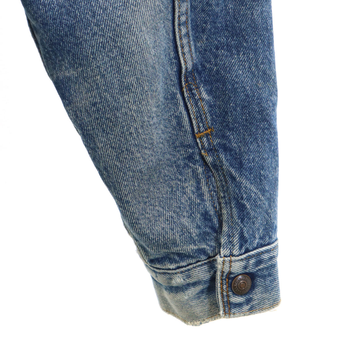 Levi's リーバイス 80s ヴィンテージ USA製 デニムジャケット 38 ウォッシュブルー 裏ボア トラッカー ジージャン メンズ