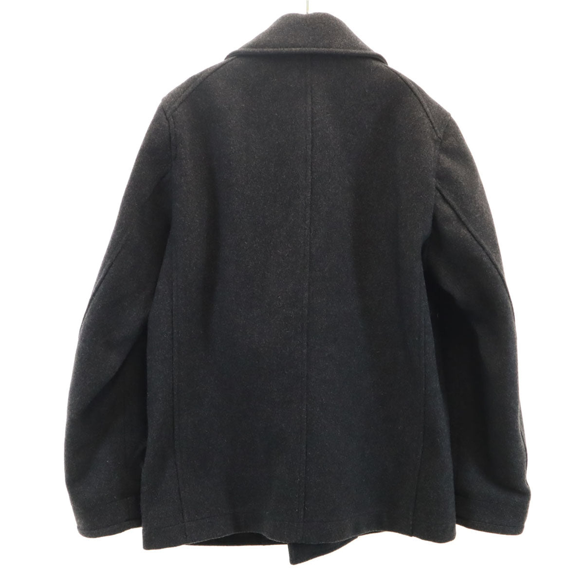 美品 STONE ISLAND ストーンアイランド イタリア製 メルトン ピーコート L チャコールグレー Pコート メンズ