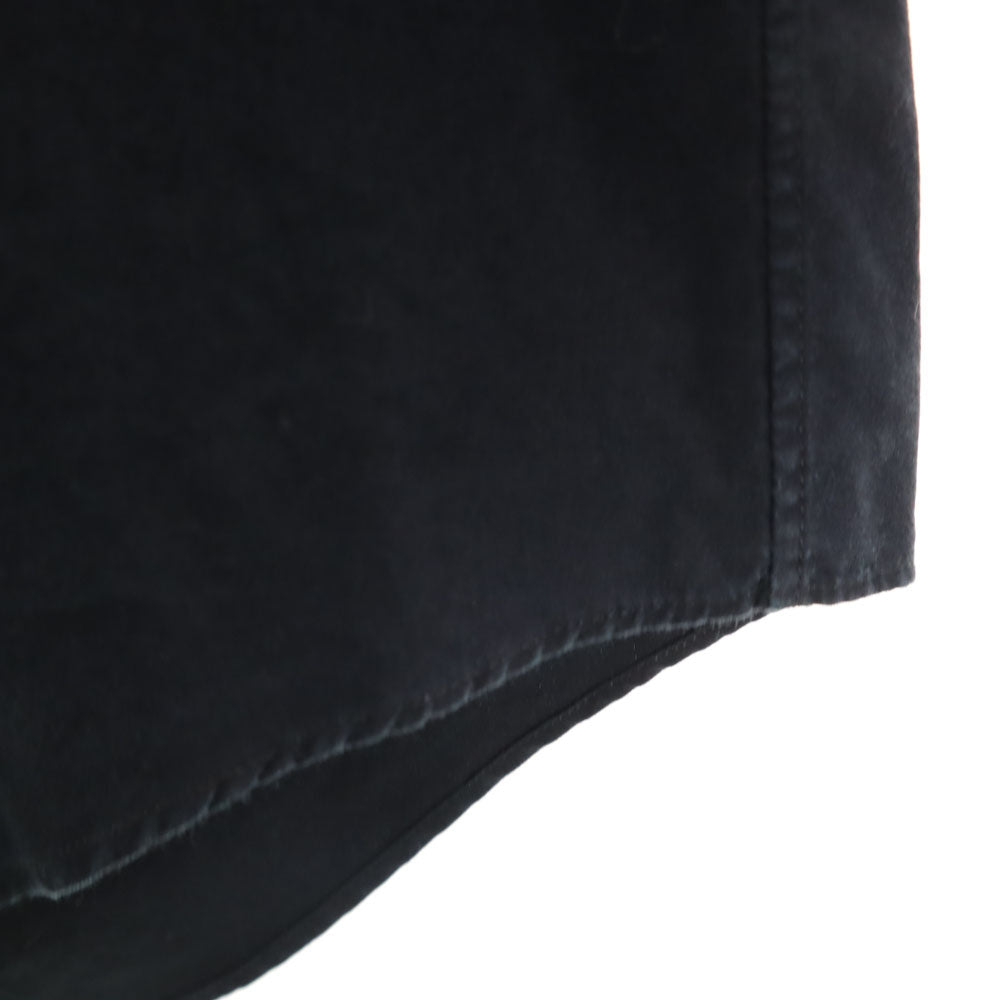 robe de chambre ローブドシャンブル 1997年 90s オールド 日本製 長袖 丸襟 コットンシャツ S ネイビー COMME des GARCONS レディース