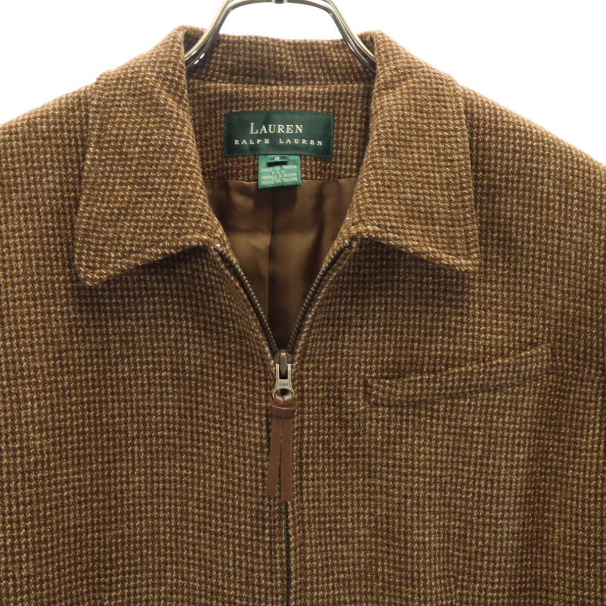 LAUREN RALPH LAUREN ローレンラルフローレン ブルゾン 6 ブラウン ジャケット レディース