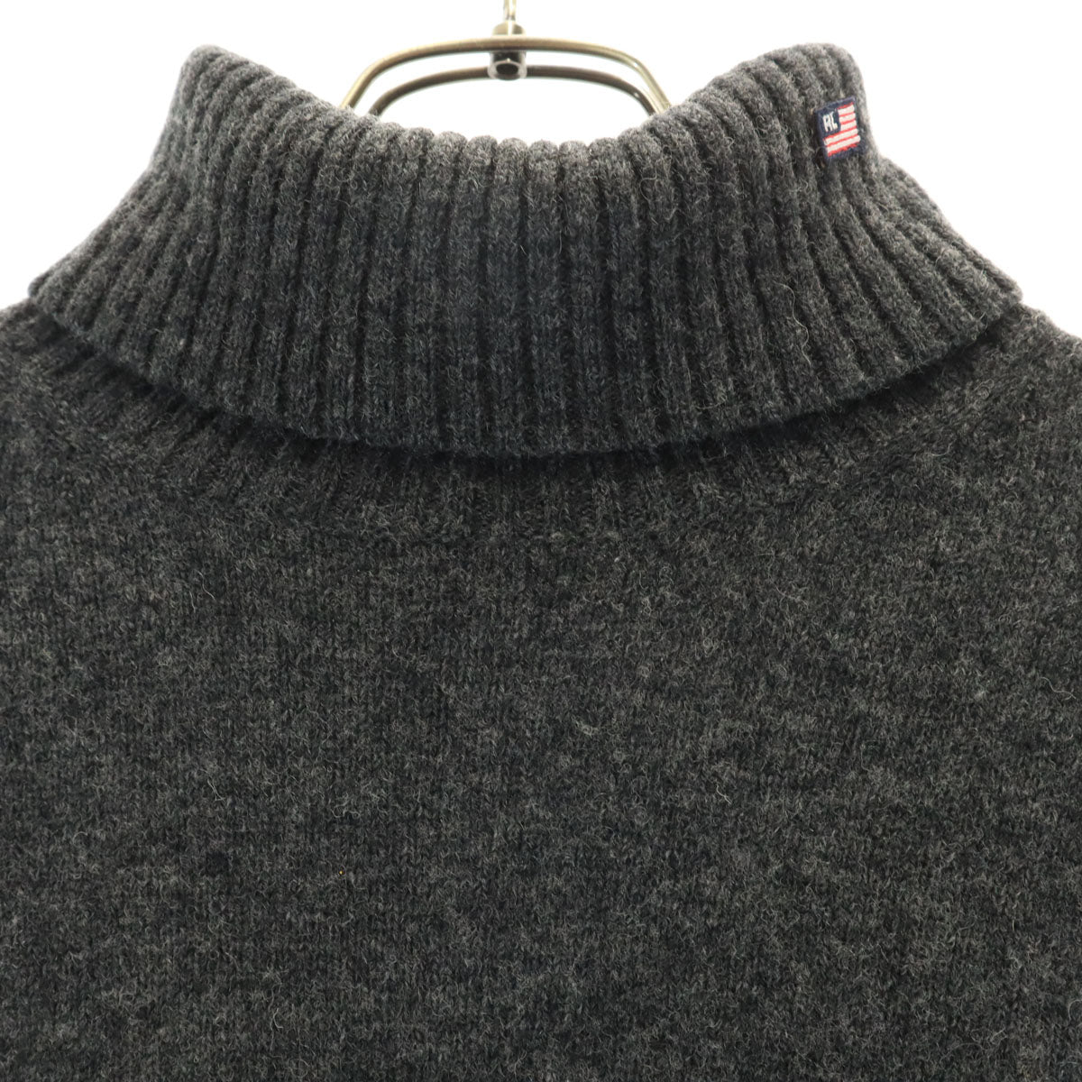 POLO JEANS COMPANY RALPH LAUREN ポロジーンズカンパニーラルフローレン 長袖 タートルネック セーター M チャコールグレー ニット レディース
