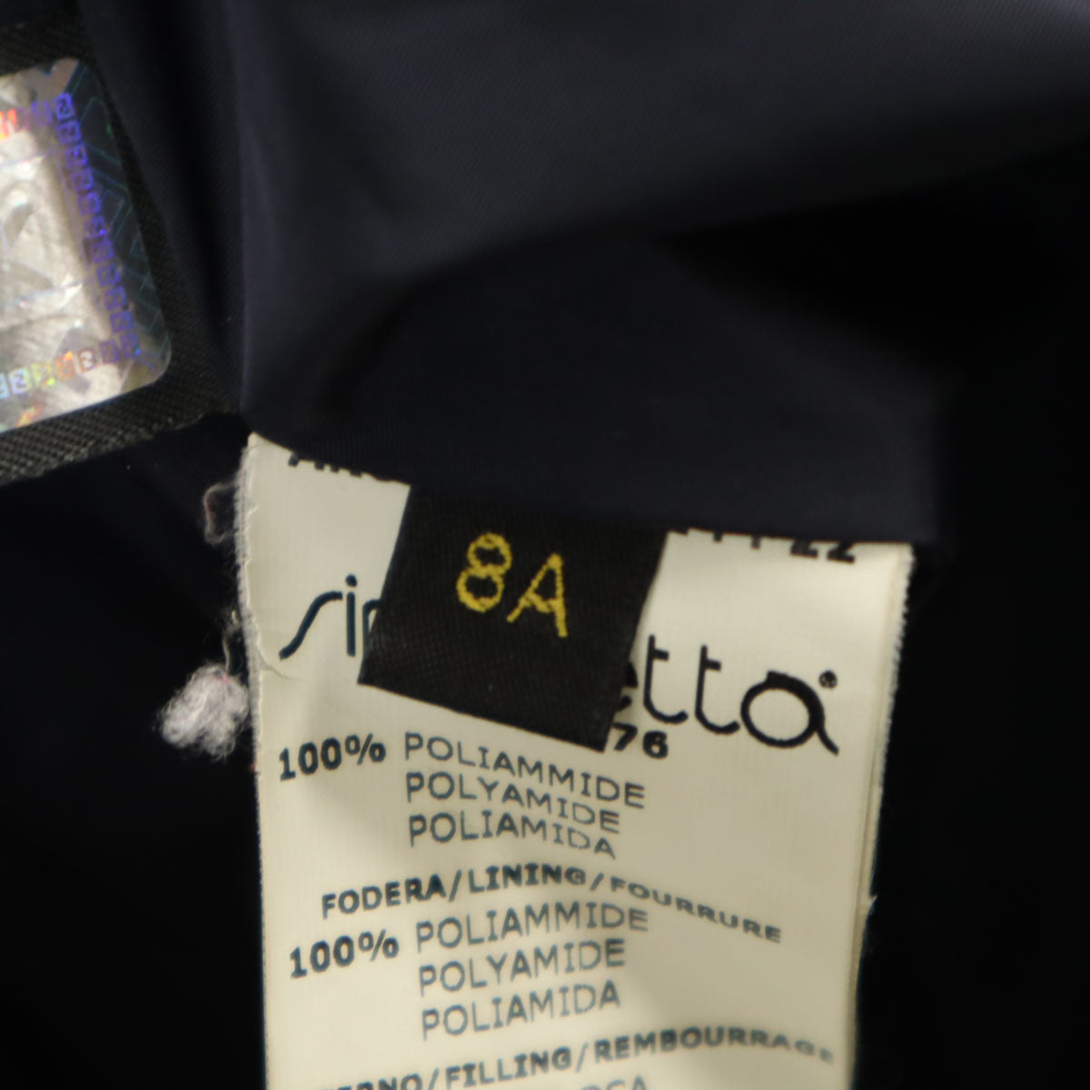 FENDI フェンディ イタリア製 中綿ジャケット 8A ネイビー キッズ