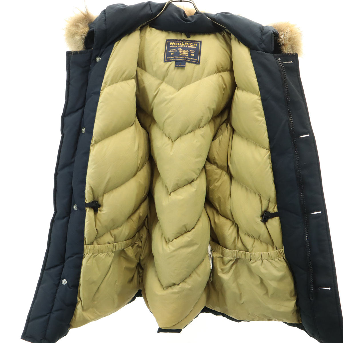 WOOLRICH ウールリッチ ダウンコート L ネイビー メンズ