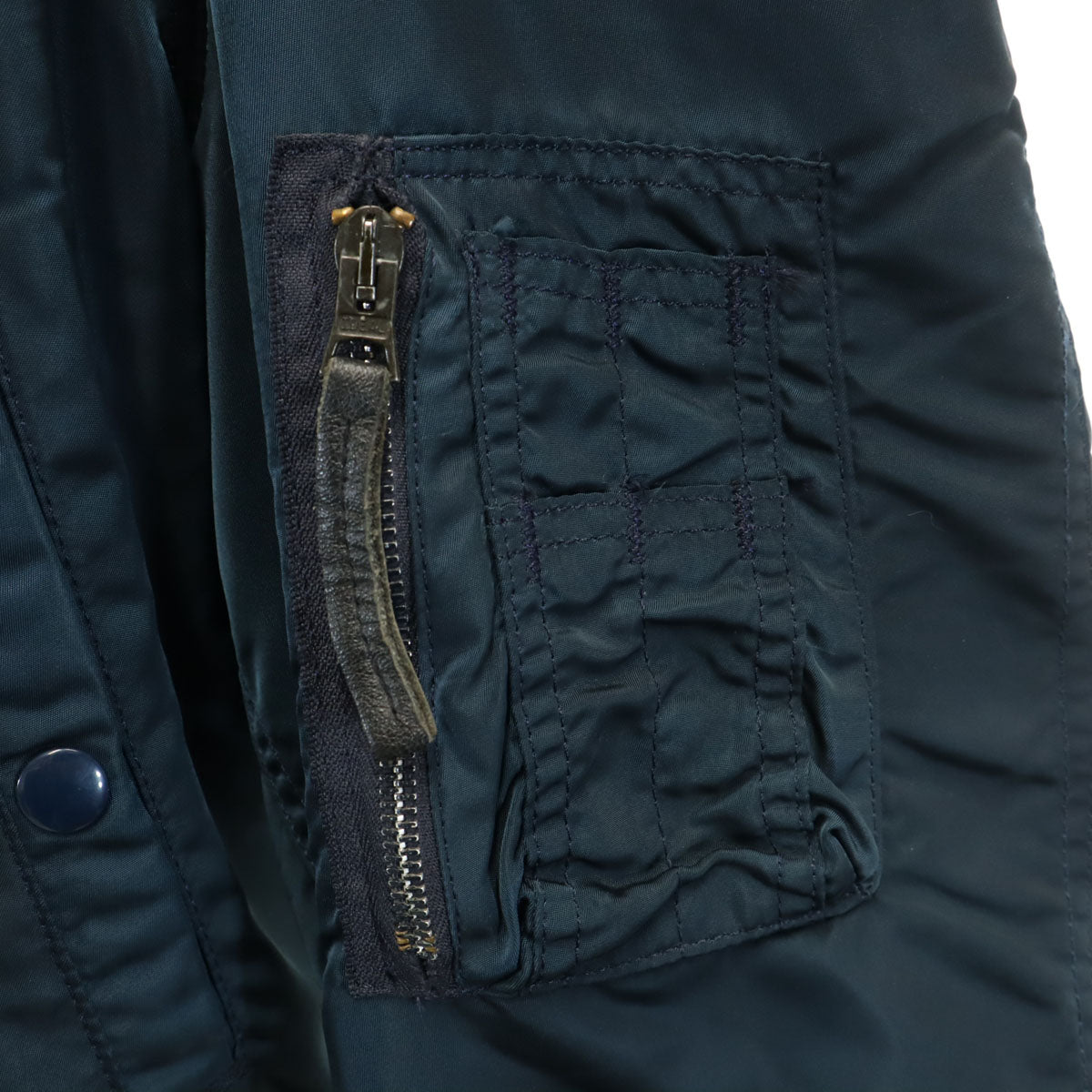 ALPHA アルファ 90s USA製 オールド ミリタリージャケット M ネイビー系 メンズ