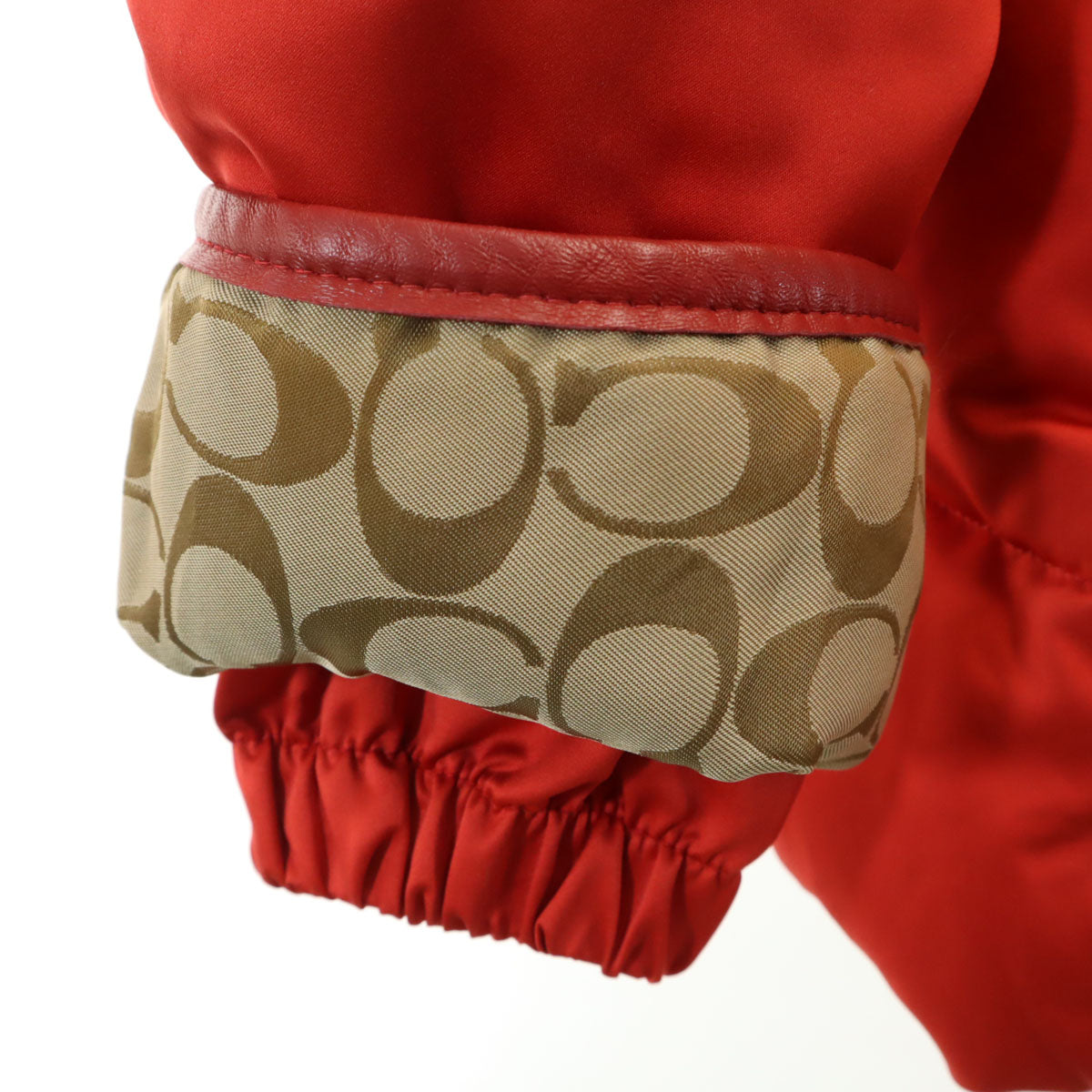 COACH コーチ ダウンジャケット M レッド系 レディース