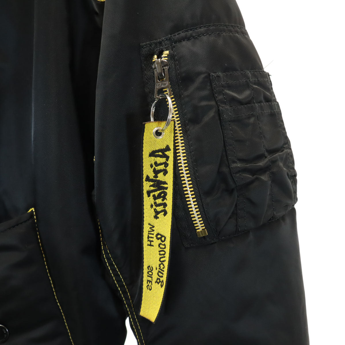 ALPHA INDUSTRIES INC アルファインダストリーズ ドクターマーチン フライトジャケット XS ブラック系 メンズ
