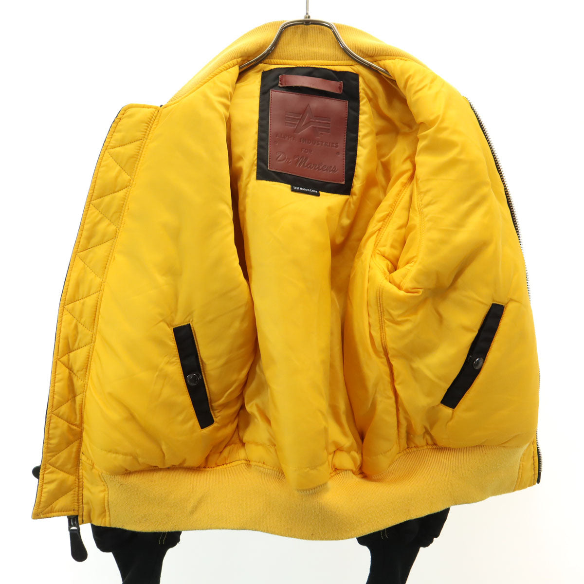 ALPHA INDUSTRIES INC アルファインダストリーズ ドクターマーチン フライトジャケット XS ブラック系 メンズ