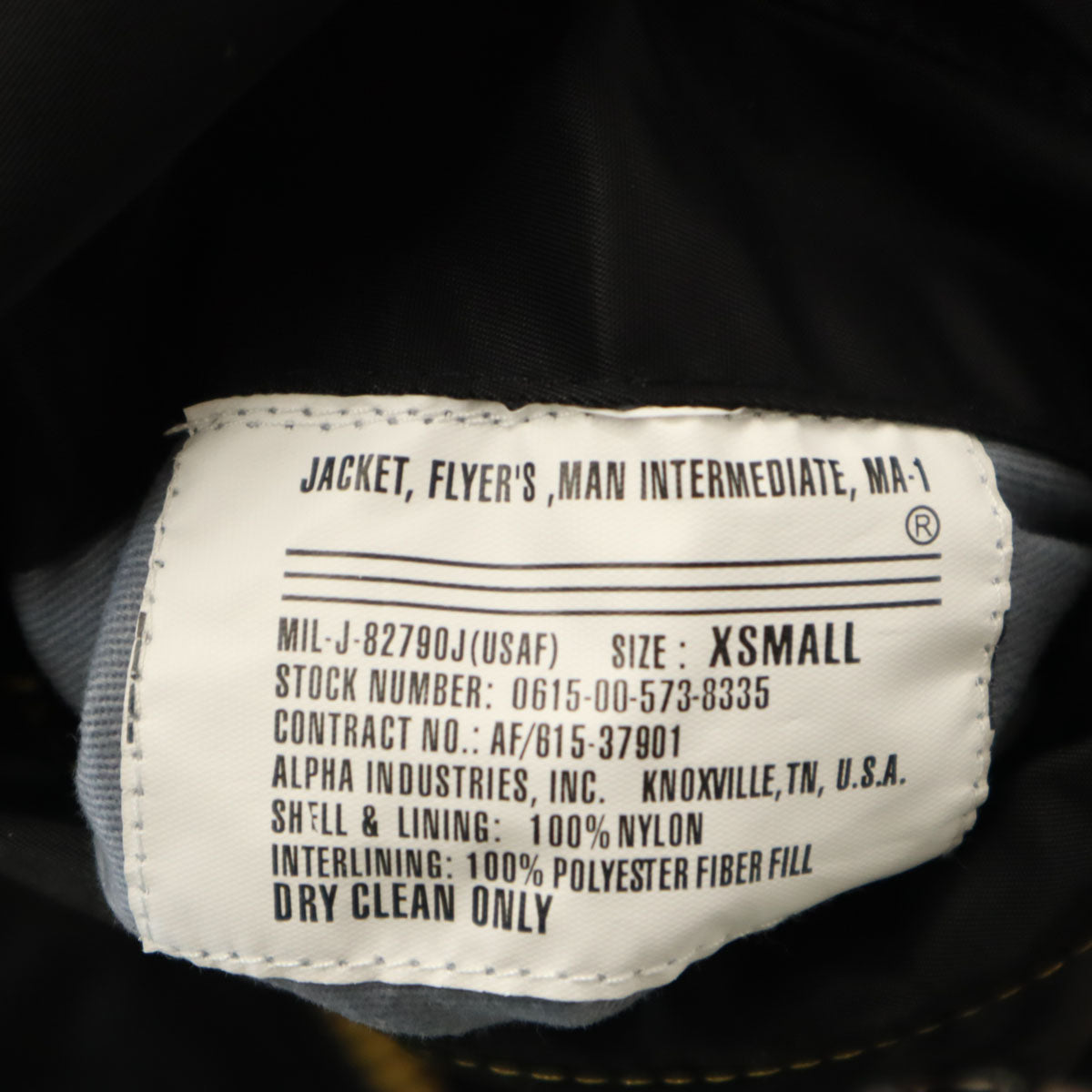 ALPHA INDUSTRIES INC アルファインダストリーズ ドクターマーチン フライトジャケット XS ブラック系 メンズ
