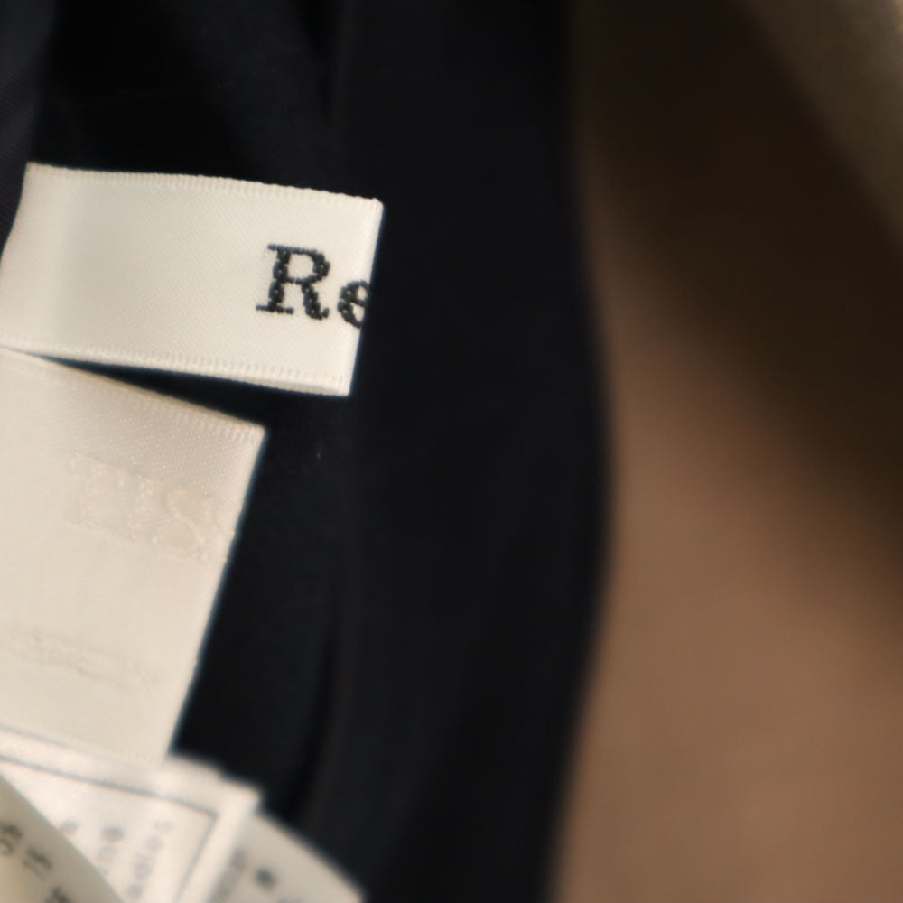 未使用 Rene ルネ 19AW 日本製 ウールブレンド ダブルライダースジャケット 36 ベージュ レディース