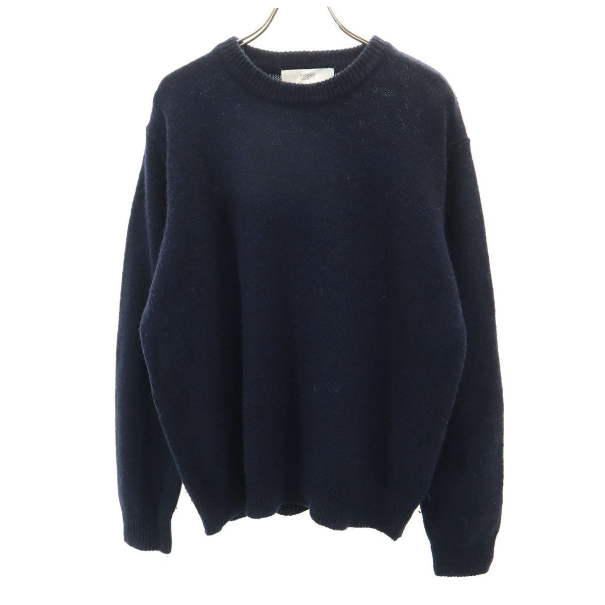 ROSSO ロッソ ウール 長袖 ニット M ネイビー URBANRESEARCH セータ レディース