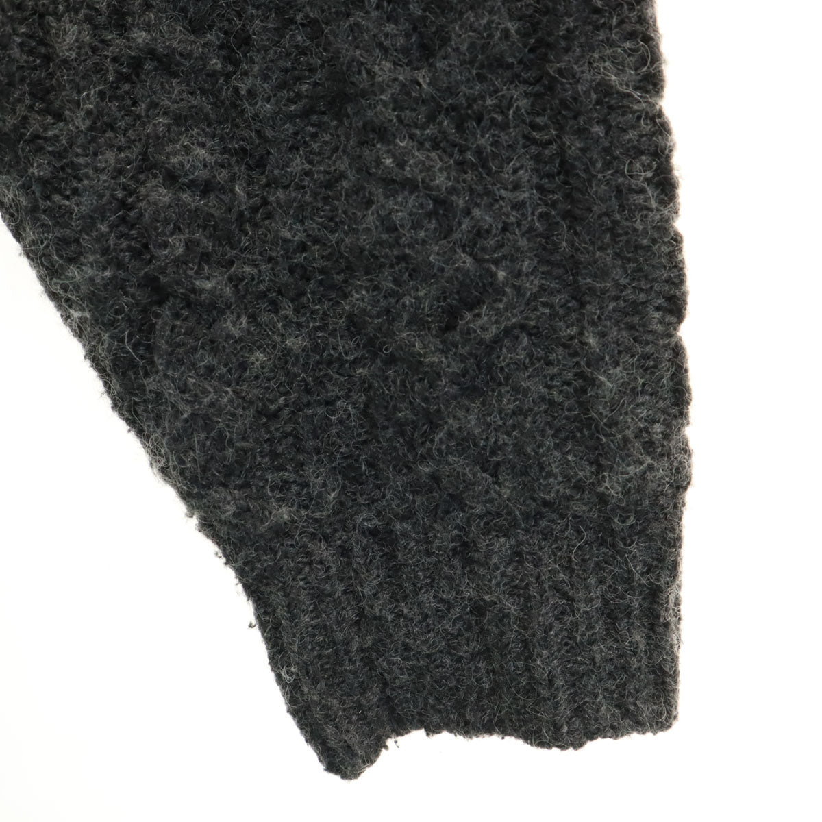 nano universe ナノユニバース ウールブレンド 長袖 タートルネック ニット M グレー系 セーター レディース