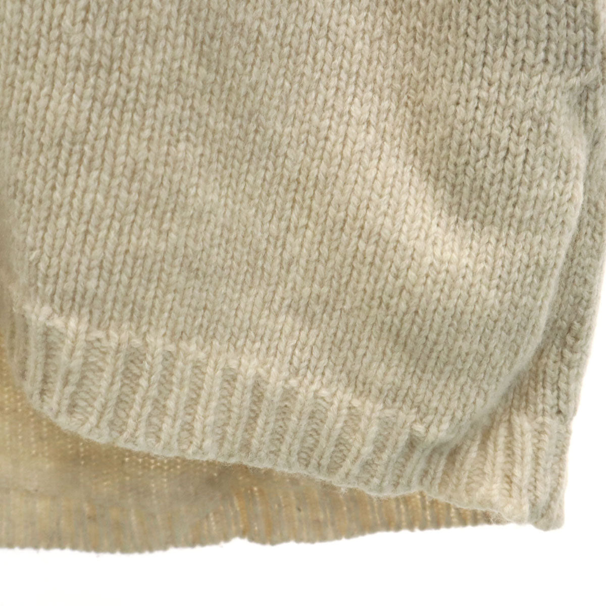 suzuki takayuki スズキタカユキ 日本製 ウール カシミヤブレンド 長袖 ニット ベージュ系 セーター レディース