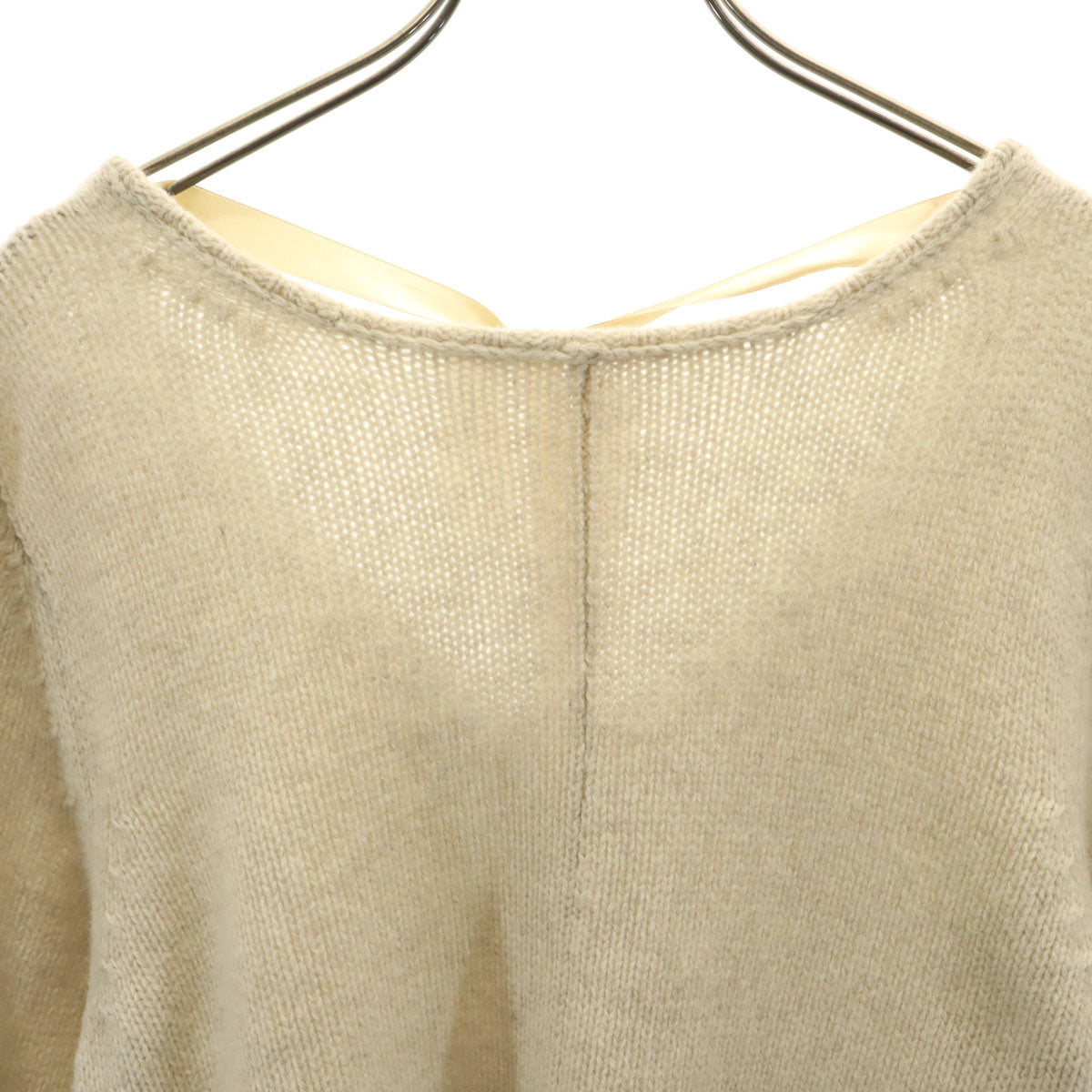 suzuki takayuki スズキタカユキ 日本製 ウール カシミヤブレンド 長袖 ニット ベージュ系 セーター レディース