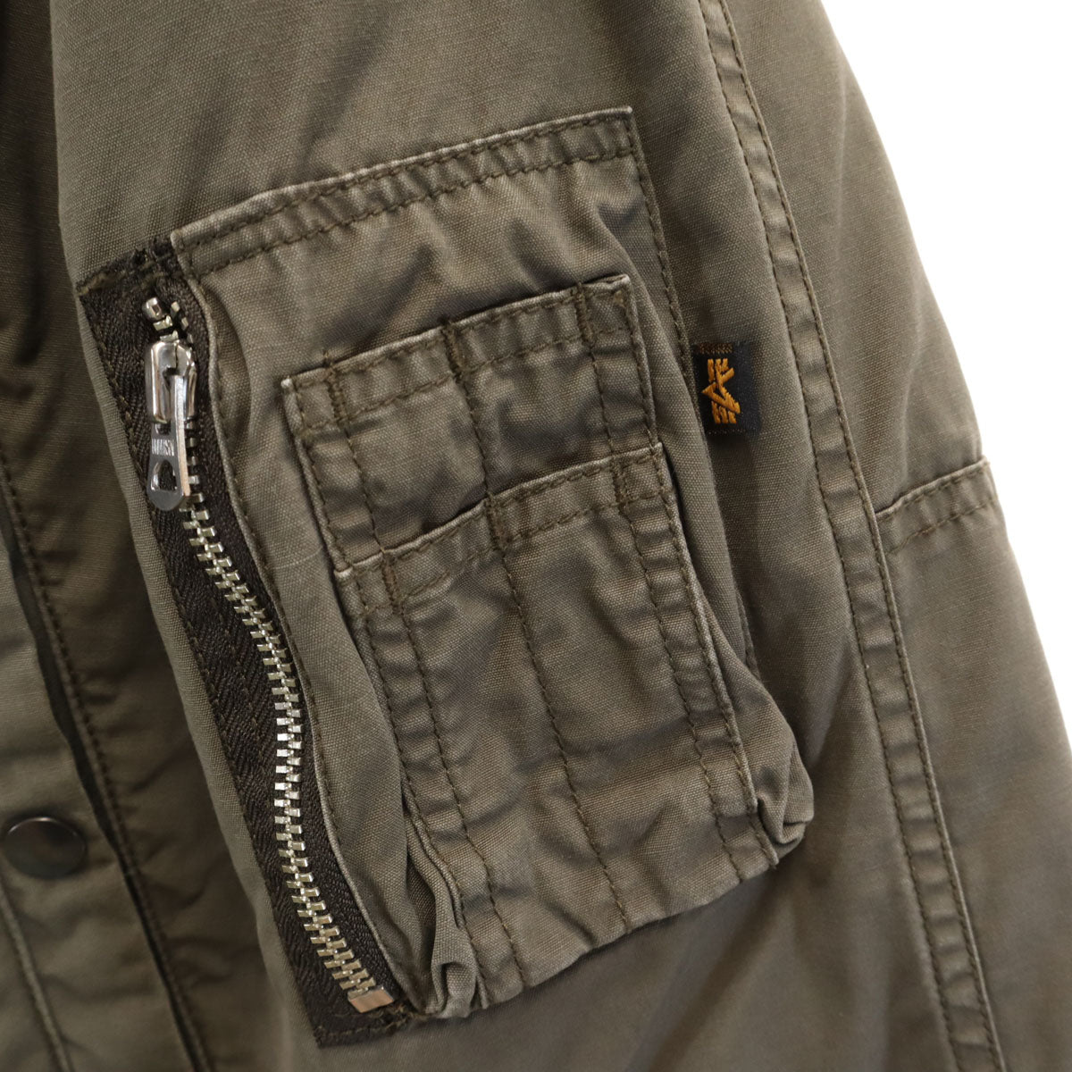 ALPHA INDUSTRIES INC アルファインダストリーズ SHIPS GENERAL SUPPLY シップス ジェネラルサプライ N-3B フライトジャケット M グレー メンズ