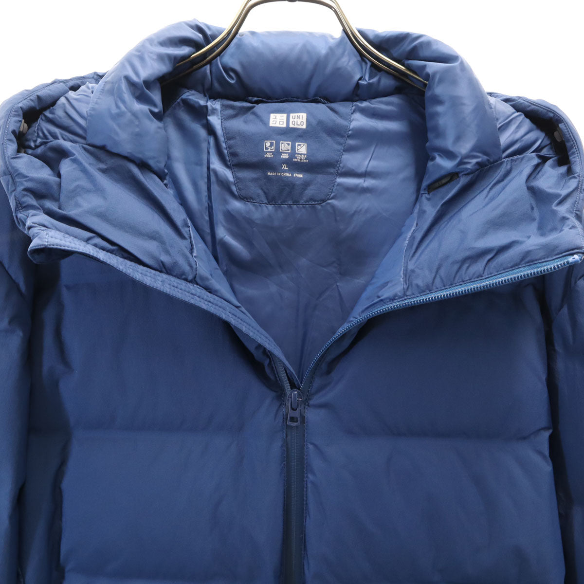 UNIQLO ユニクロ シームレス ダウンジャケット XL ネイビー メンズ