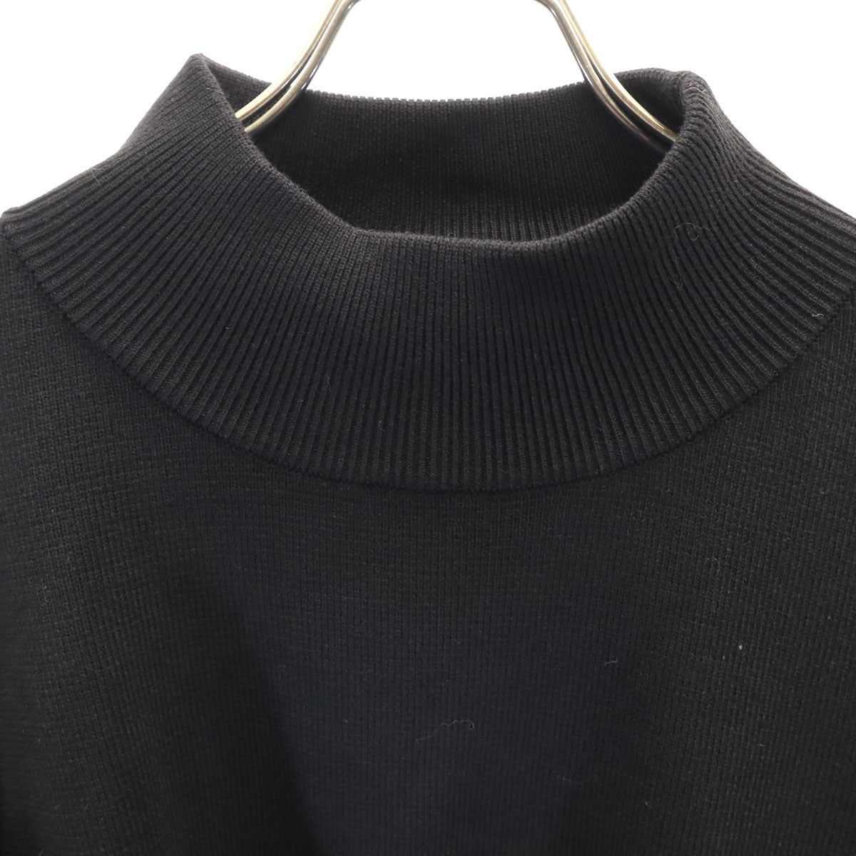 未使用 eimy istoire エイミーイストワール 長袖 スリーブファー セーター F ブラック ニット レディース