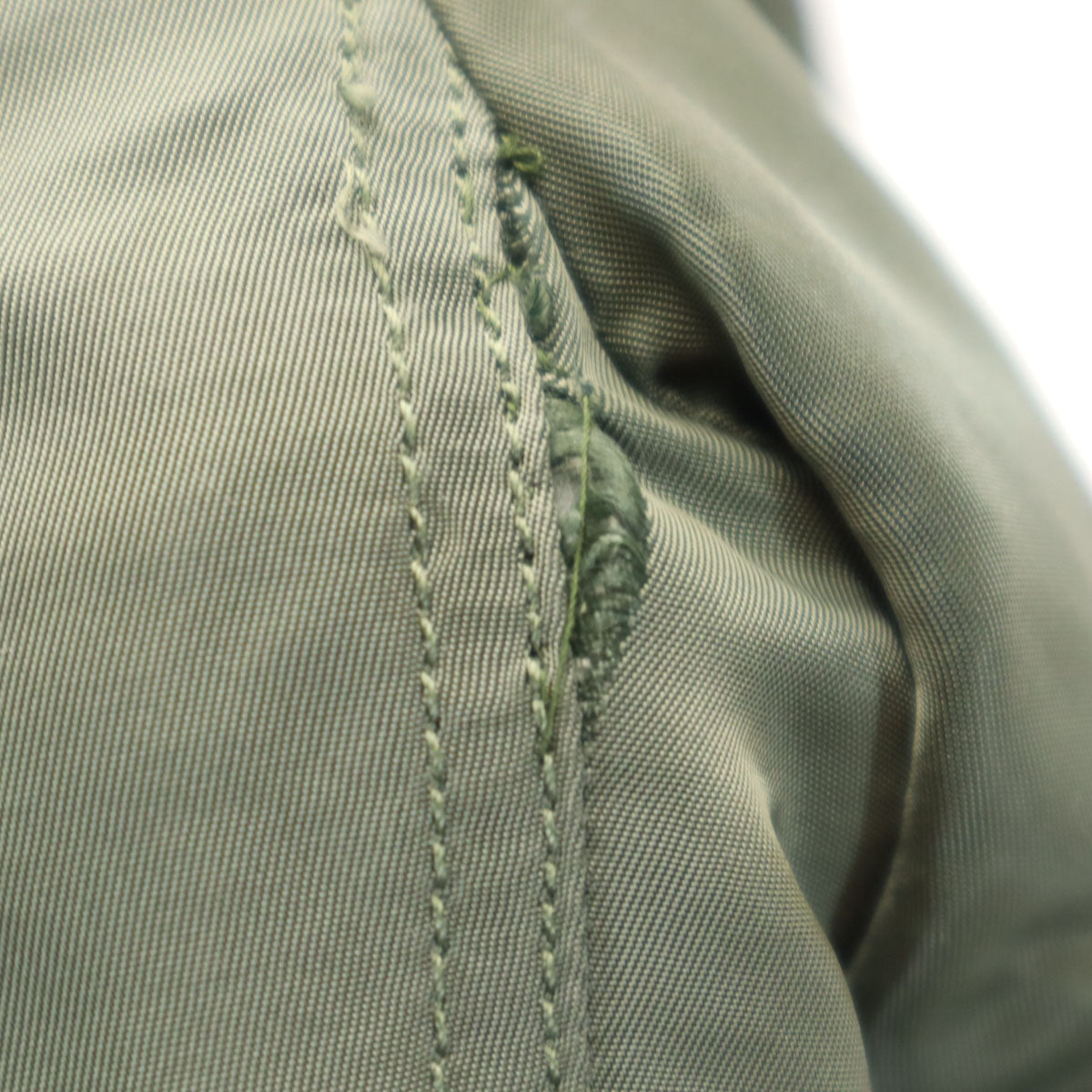 marka マーカ 日本製 MA-1 ノーカラー フライトジャケット 1 カーキ メンズ