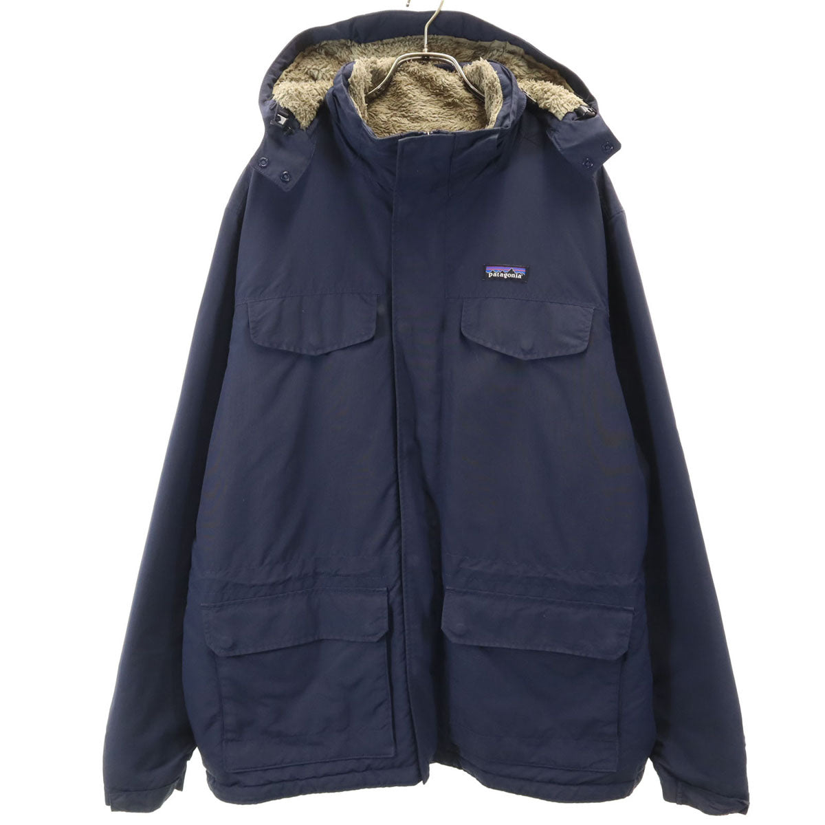 patagonia パタゴニア イスマス ジャケット L ネイビー 27021 裏ボア アウトドア メンズ