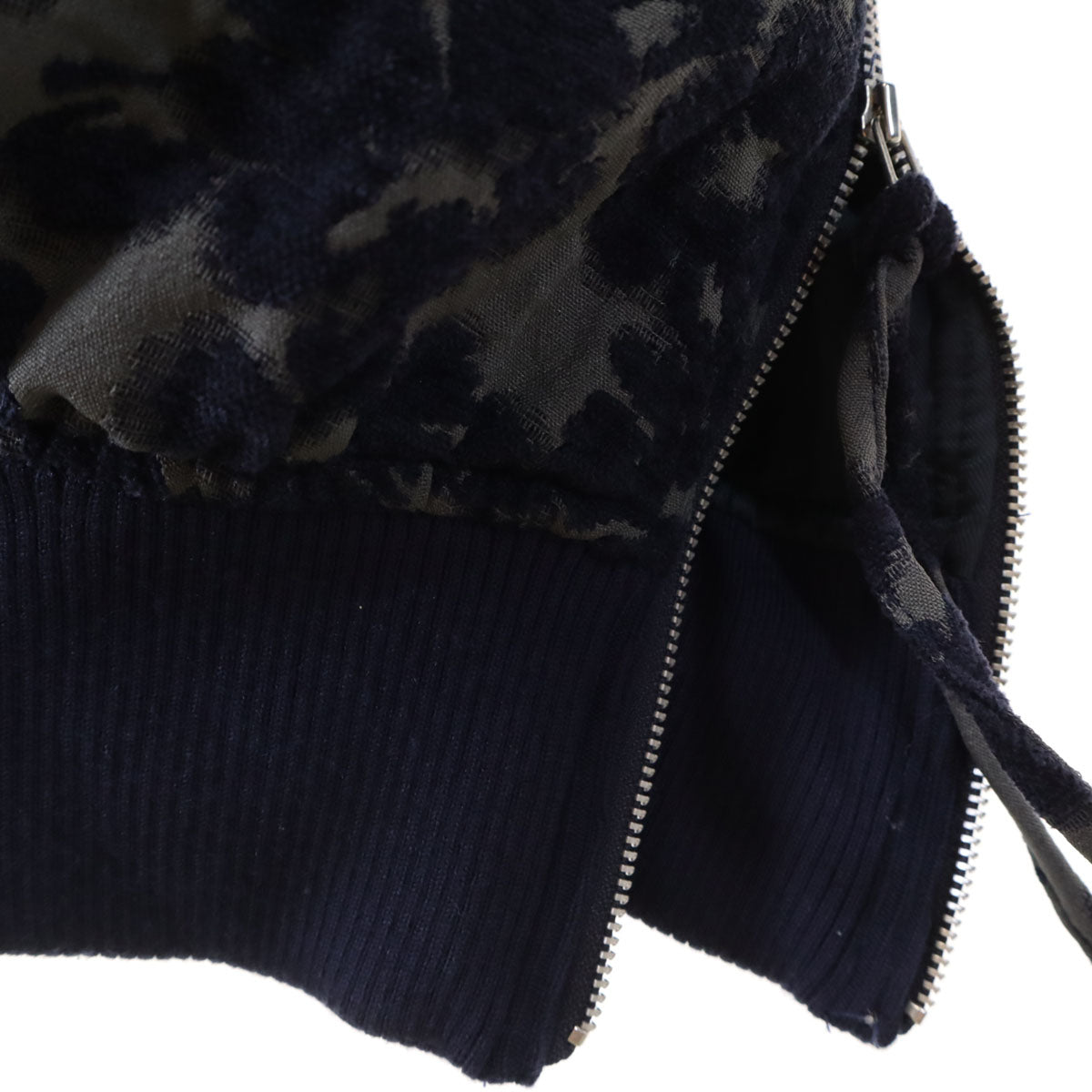 MAISON SPECIAL メゾンスペシャル 総柄 2WAY フラワージャガード ブルゾン F ネイビー系 メンズ