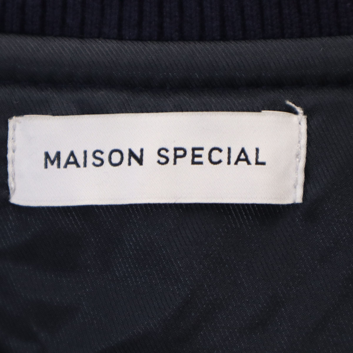 MAISON SPECIAL メゾンスペシャル 総柄 2WAY フラワージャガード ブルゾン F ネイビー系 メンズ