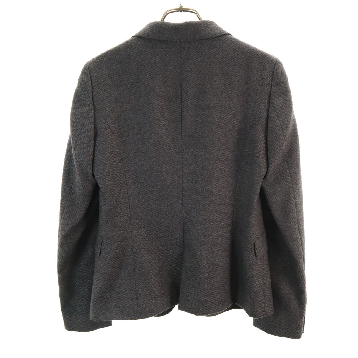 UNITED ARROWS ユナイテッドアローズ ウールブレンド 日本製 テーラードジャケット 38 グレー レディース