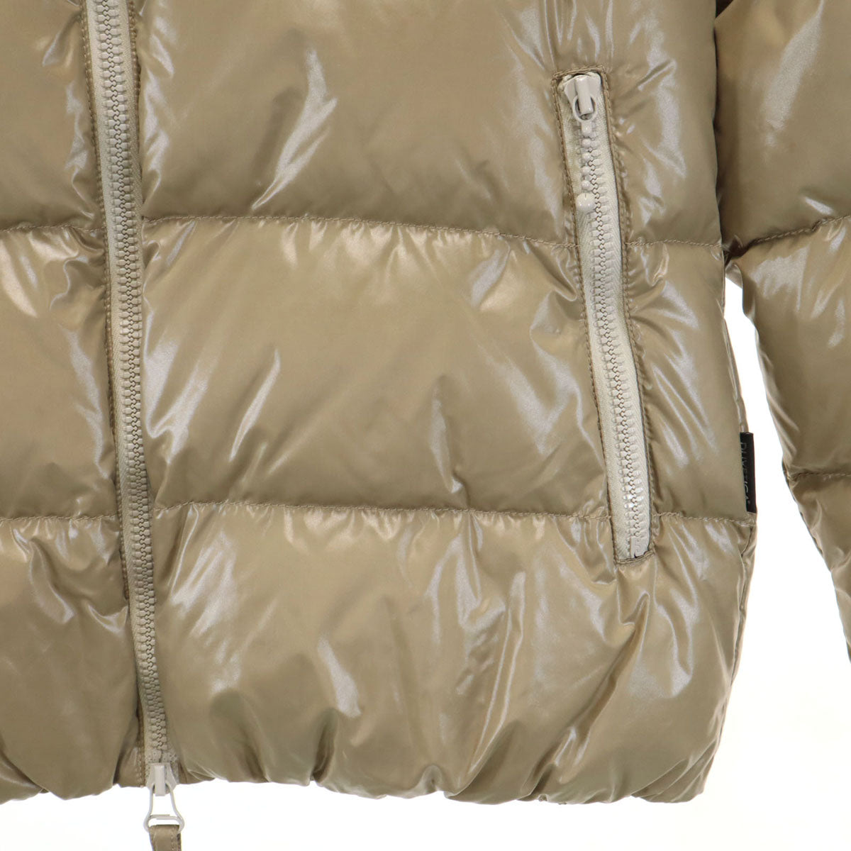 DUVETICA デュベティカ ブルガリア製 THIA ダウンジャケット 42 グレージュ系 レディース