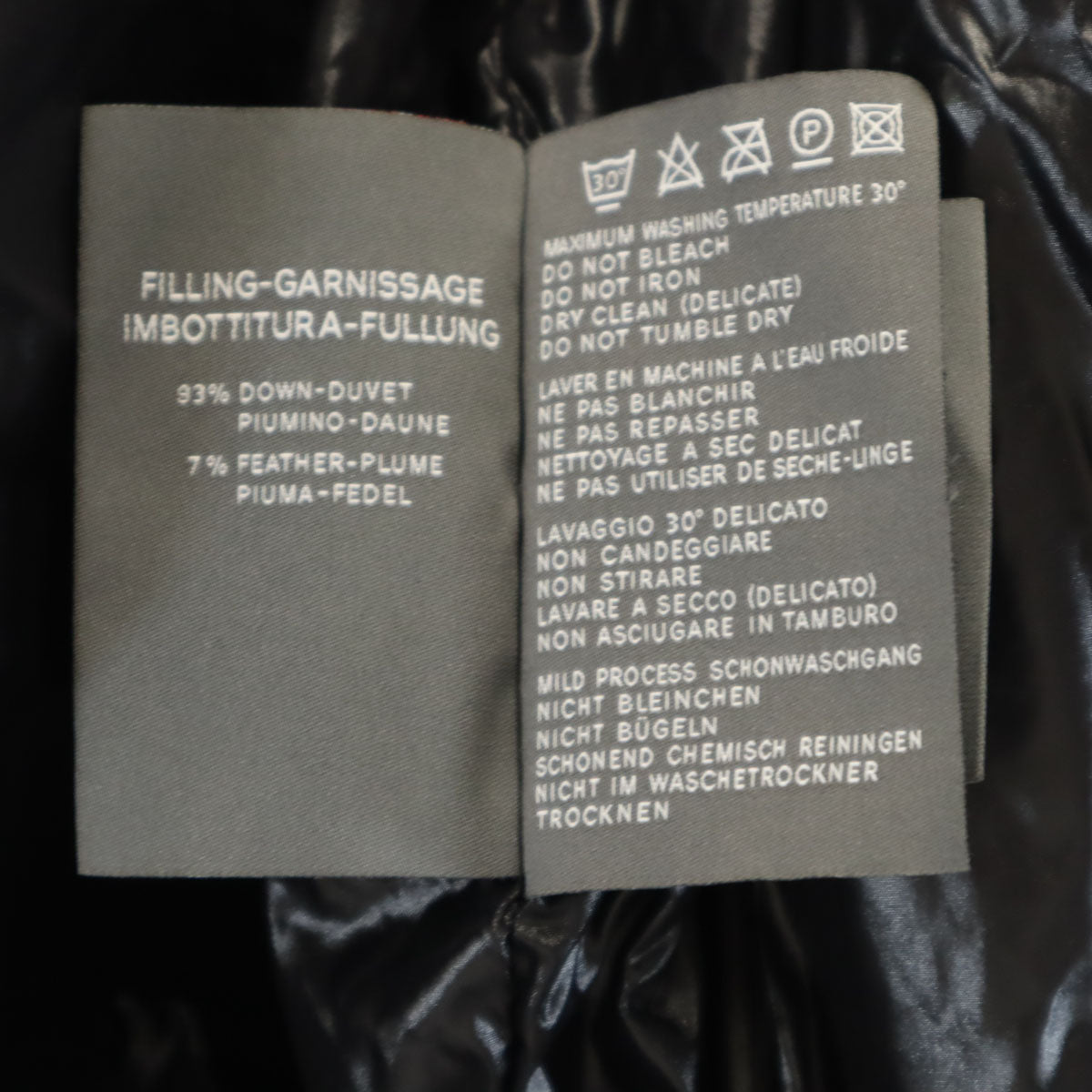 DUVETICA デュベティカ ブルガリア製 ダウンジャケット 50 チャコールブラック メンズ