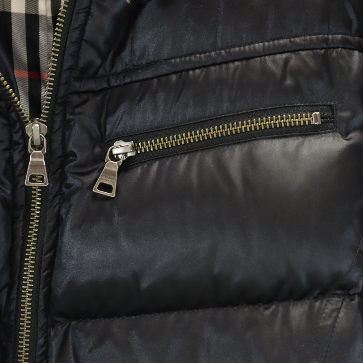 BURBERRY BLACK LABEL バーバリーブラックレーベル ダウンジャケット M ブラック 三陽商会 レディース