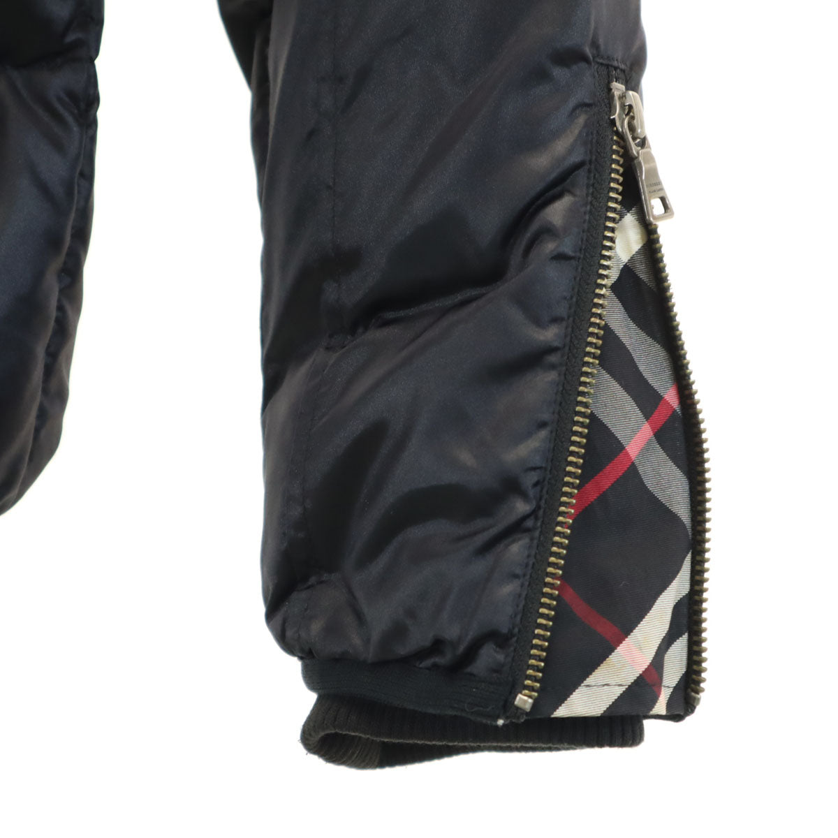 BURBERRY BLACK LABEL バーバリーブラックレーベル ダウンジャケット M ブラック 三陽商会 レディース