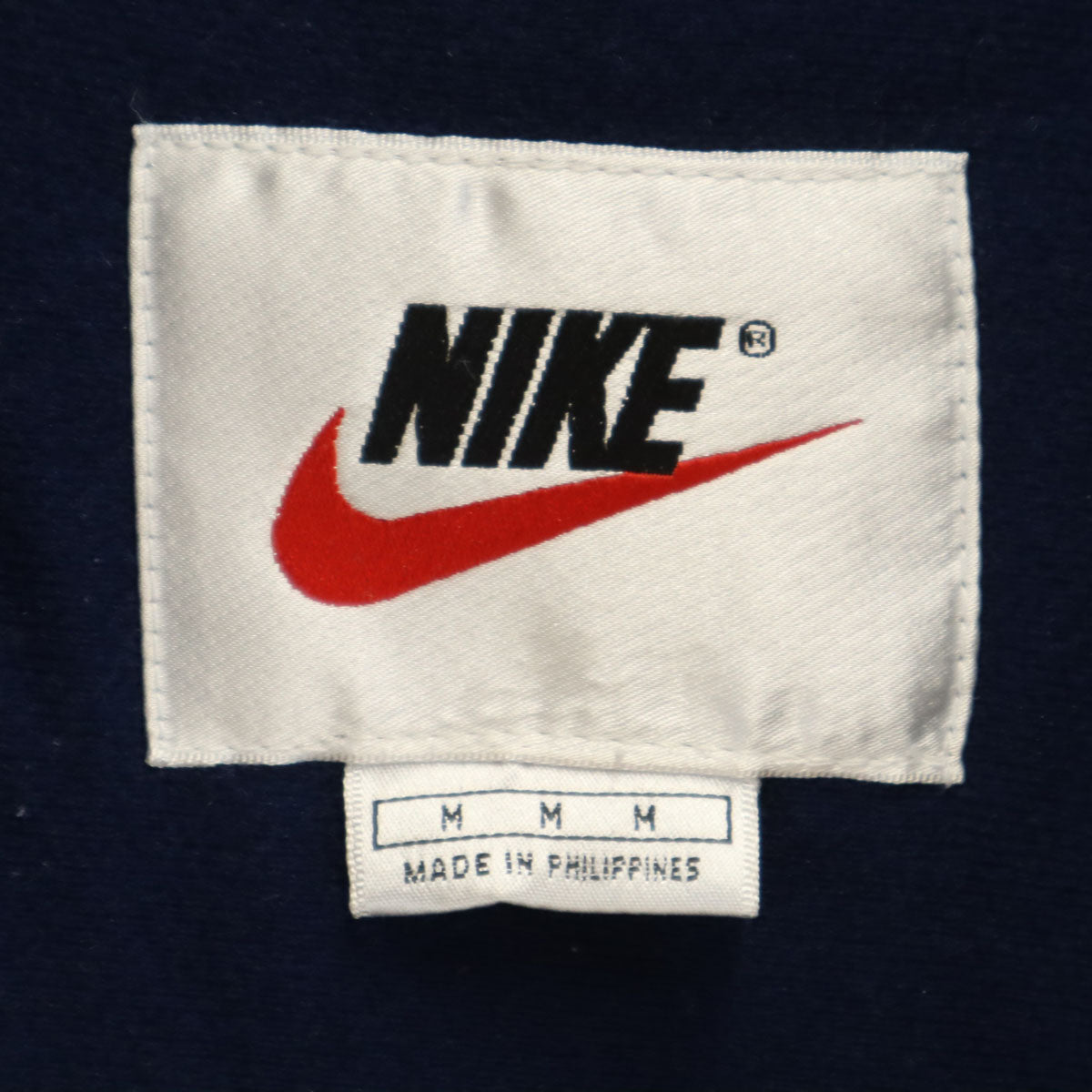 NIKE ナイキ 90s 00s オールド 白タグ 中綿ジャケット M ネイビー キッズ