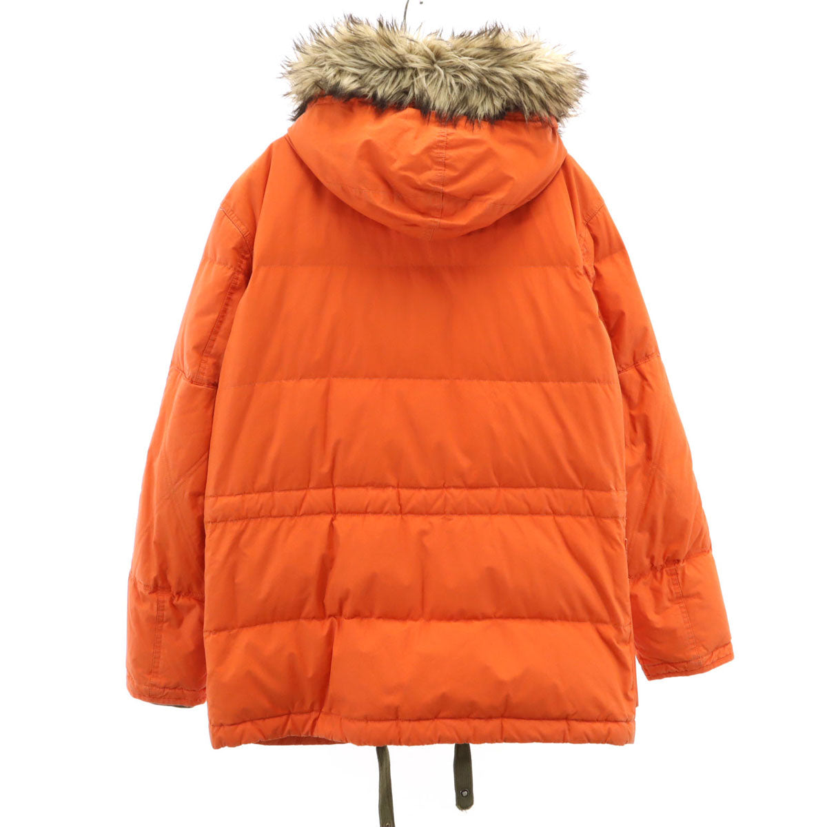 Polo by Ralph Lauren ポロバイラルフローレン ワックスコーティング加工 ダウンジャケット S オレンジ メンズ