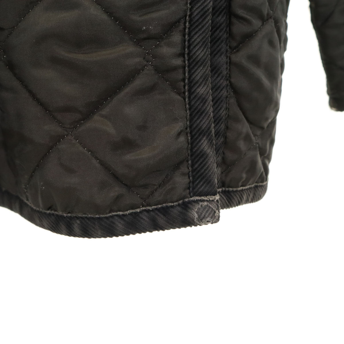 LAVENHAM ラベンハム イギリス製 キルティングジャケット 40 チャコール系 メンズ