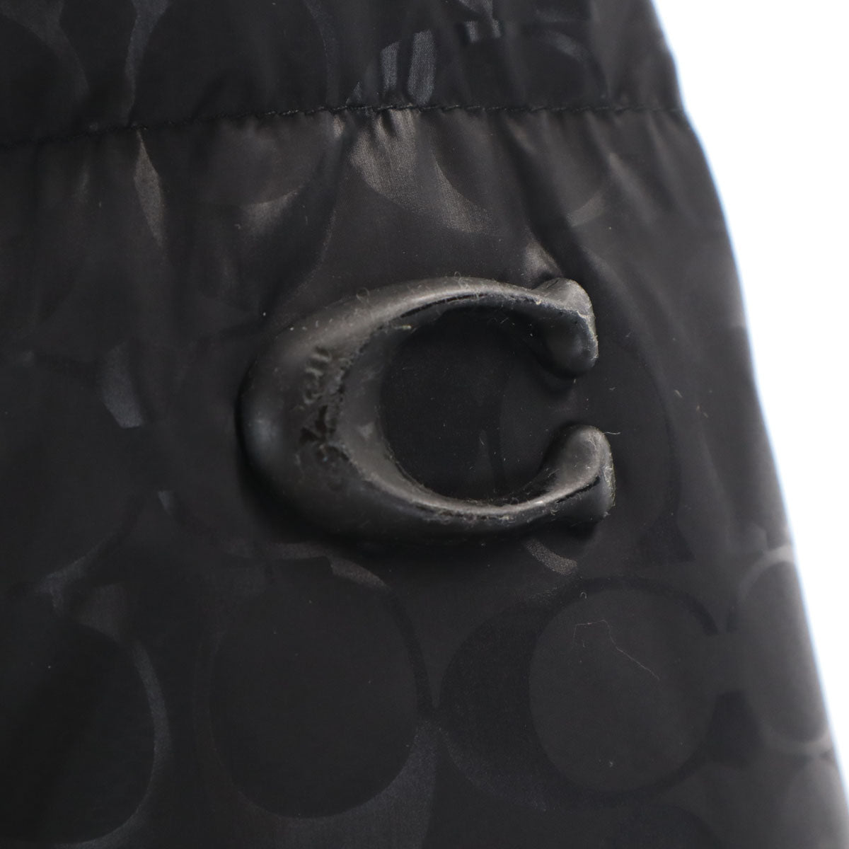 COACH コーチ シグネチャー ダウンジャケット S ブラック F79789 レディース