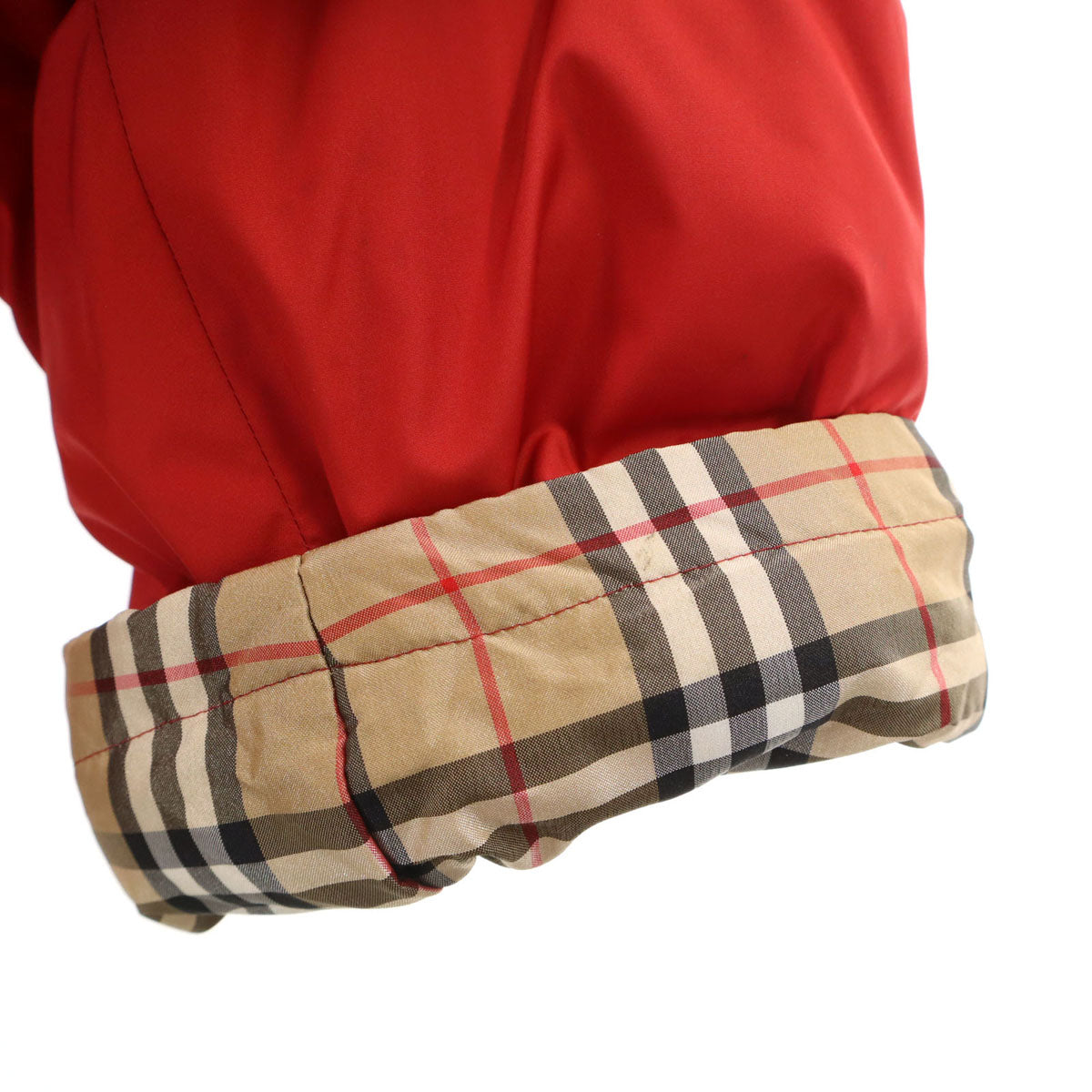 Burberrys OF LONDON BLUE LABEL バーバリーズオブロンドンブルーレーベル 90s オールド ダウンジャケット 38 レッド 三陽商会 レディース