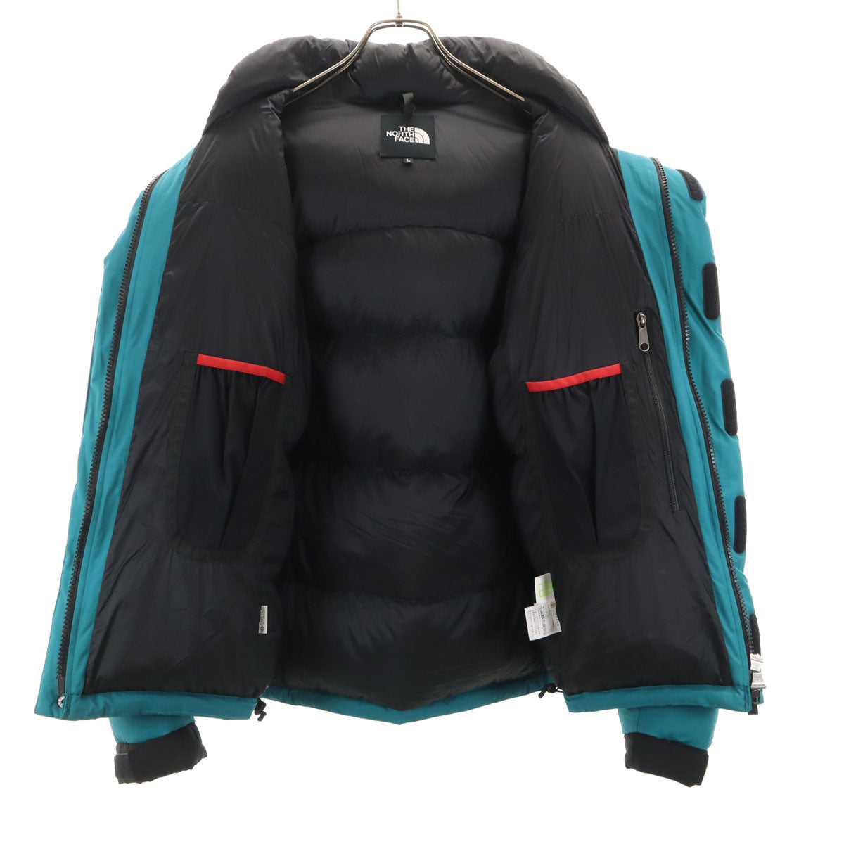 美品 THE NORTH FACE ノースフェイス バルトロライト 光電子 ダウンジャケット L ターコイズ系 ND92240 アウトドア メンズ