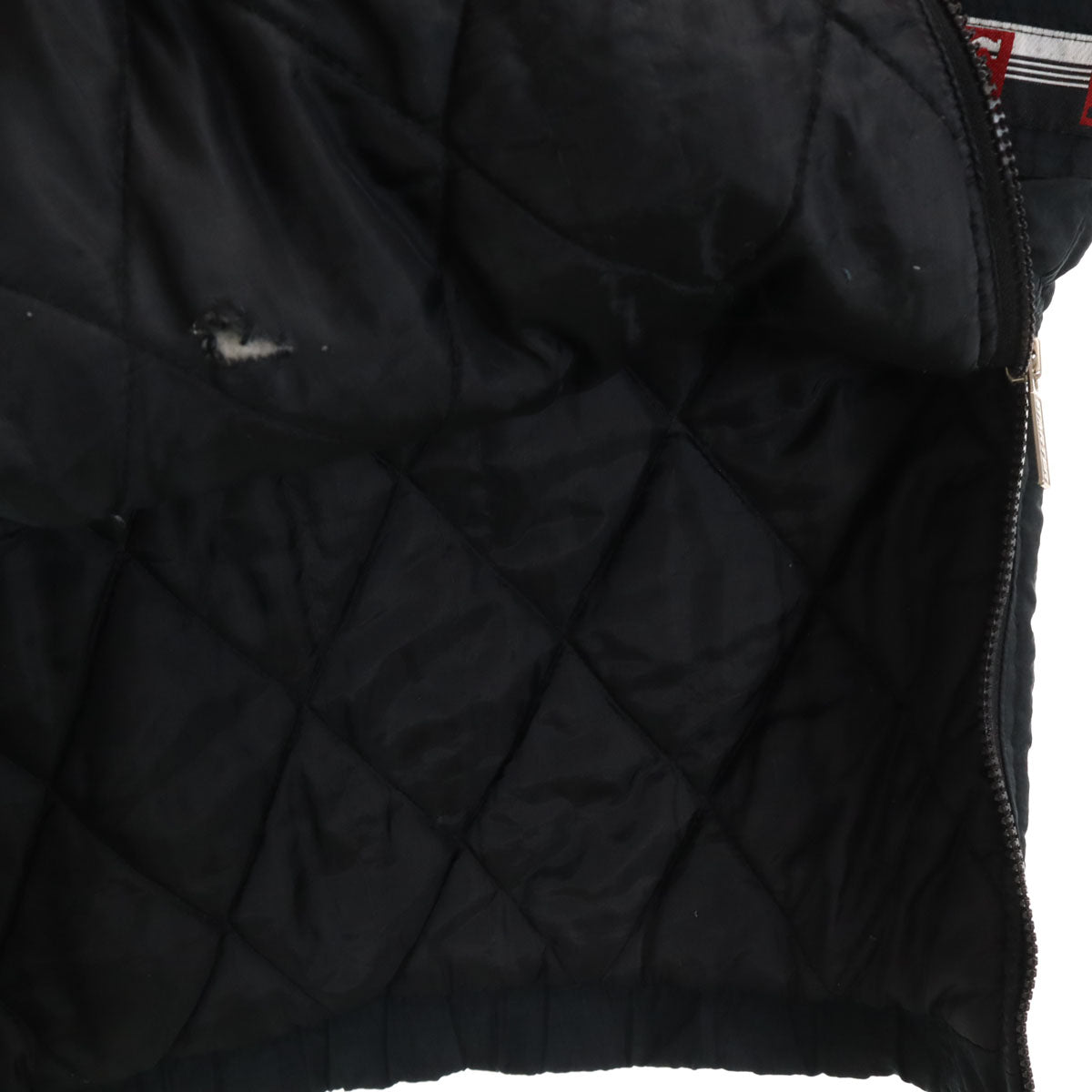 STARTER スターター 90s オールド NBA シカゴ・ブルズ ハーフジップ ナイロンジャケット L レッド プルオーバー 中綿 Chicago Bulls メンズ